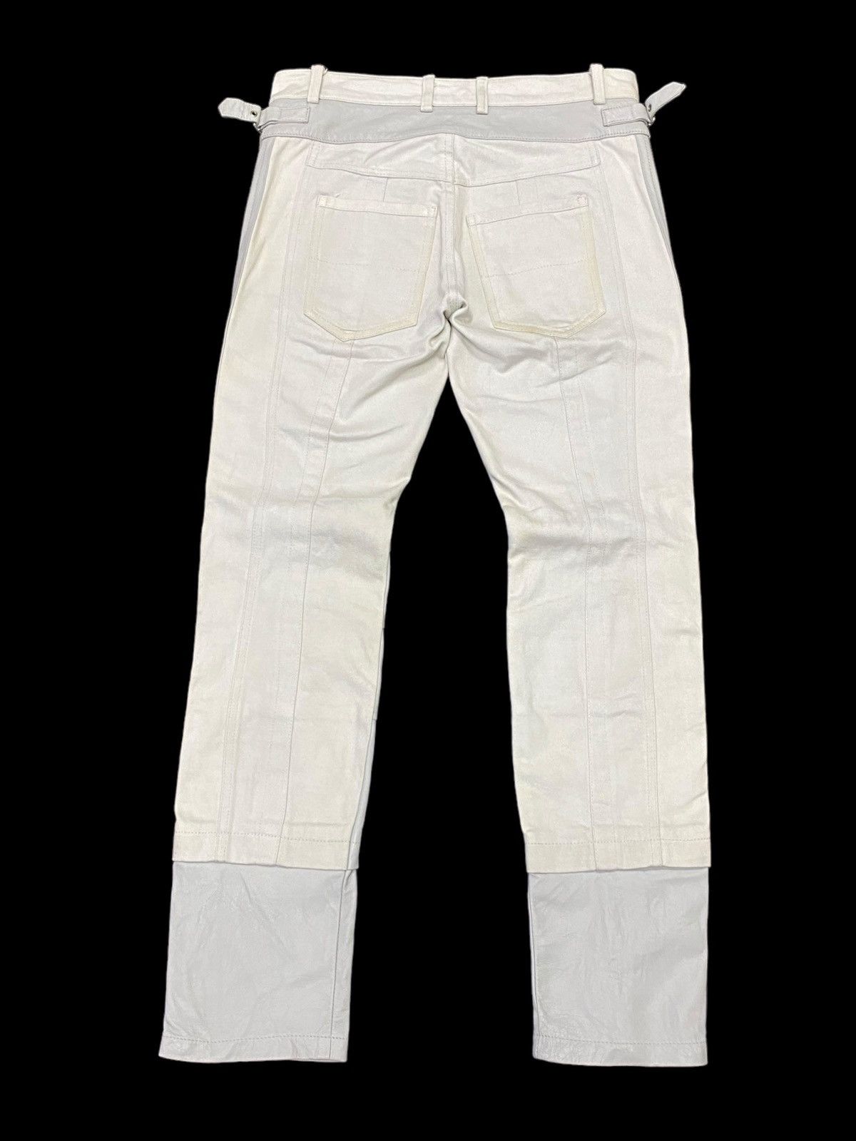 Diesel Diesel Black Gold Denim Trimmed Leather Pants Size US 30 / EU 46 - 3 Thumbnail