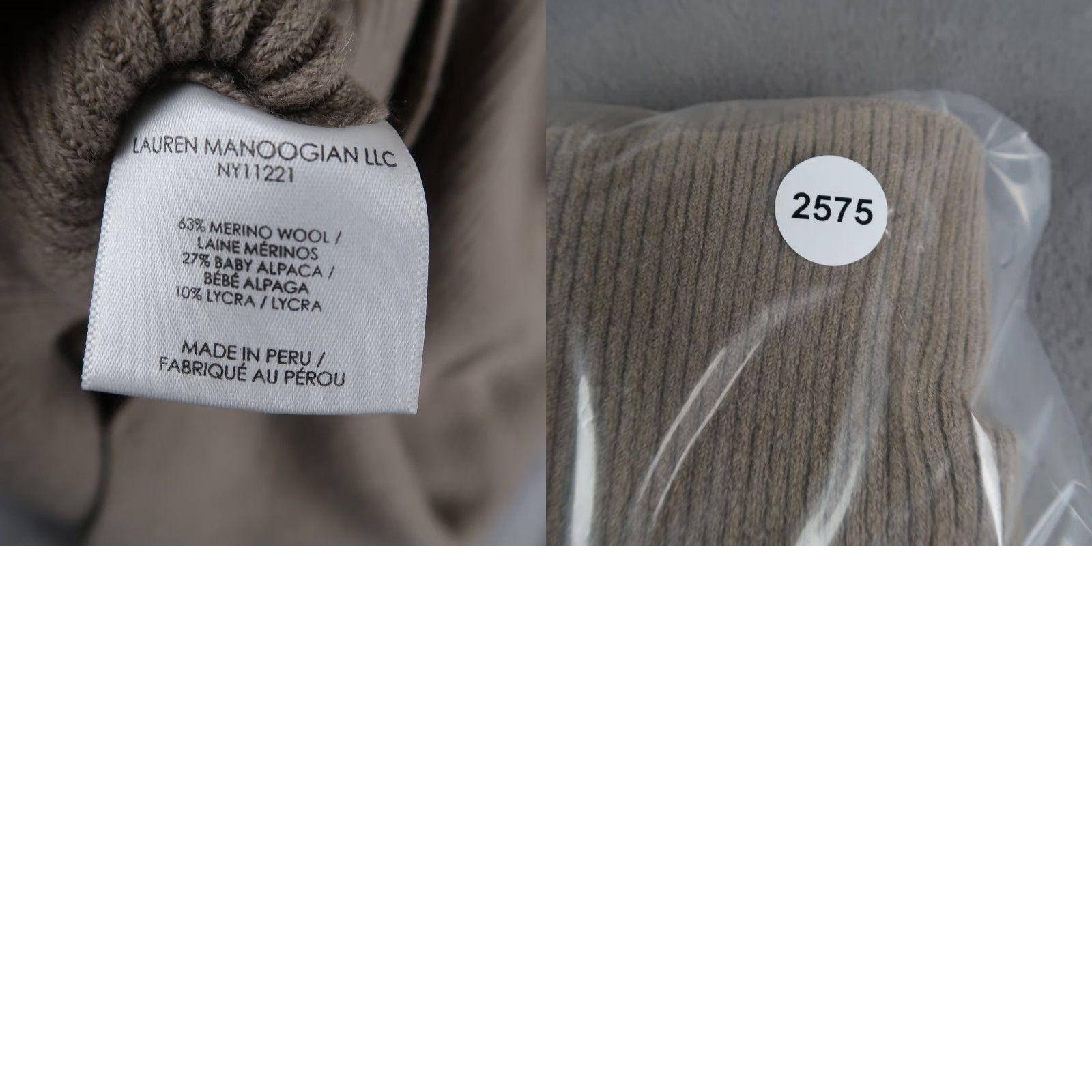 Lauren Manoogian LAUREN MANOOGIAN Alpaca Wool Mock Neck Pullover Sweater Beige Size 2 Womens Adults Regular Pullover Long Sleeve Beige Mock Neck Wool Alpaca 2 Size XS / US 0-2 / IT 36-38 - 9 Thumbnail