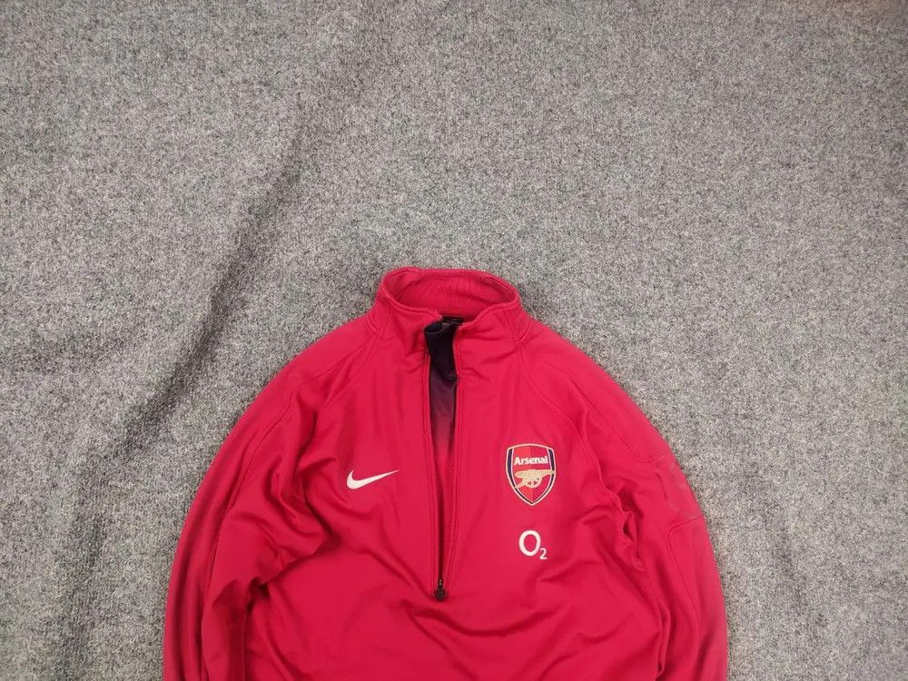 Nike Vintage 05-06 Nike o2 Arsenal Football Zip Sweatshirt Soccer | Grailed