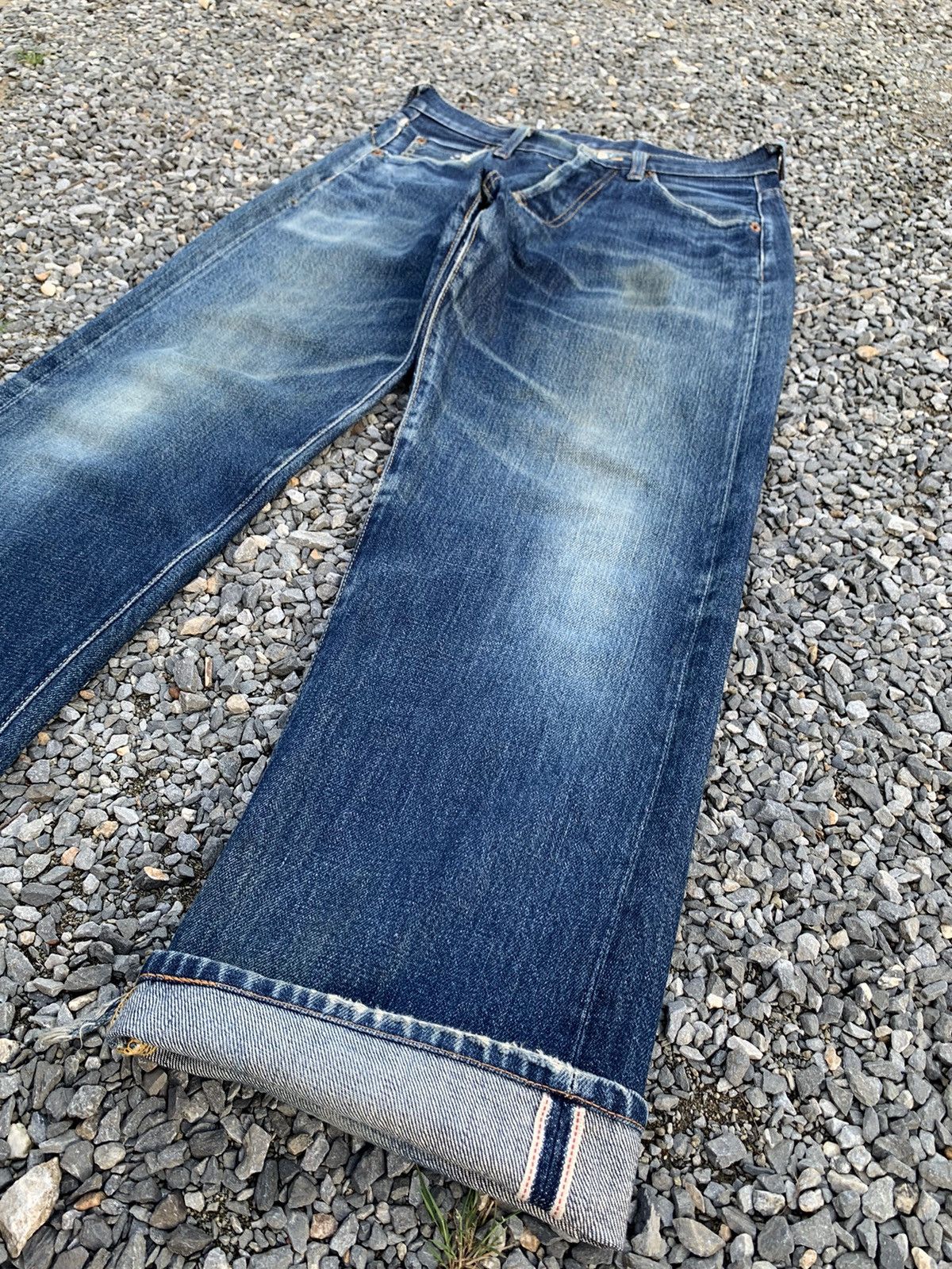 Kapital VTG PIG HIP STORE SELVEDGE RUSTY JAPANESE DISTRESSED DENIM Size US 30 / EU 46 - 5 Thumbnail