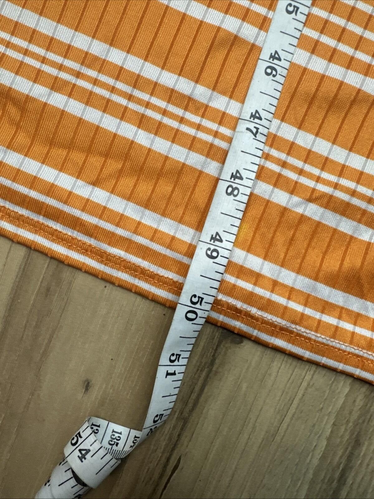 JULIEN DAVID Jolie And Joy Orange Striped Bodycon Dress Size XL Size XL / US 12-14 / IT 48-50 - 6 Thumbnail