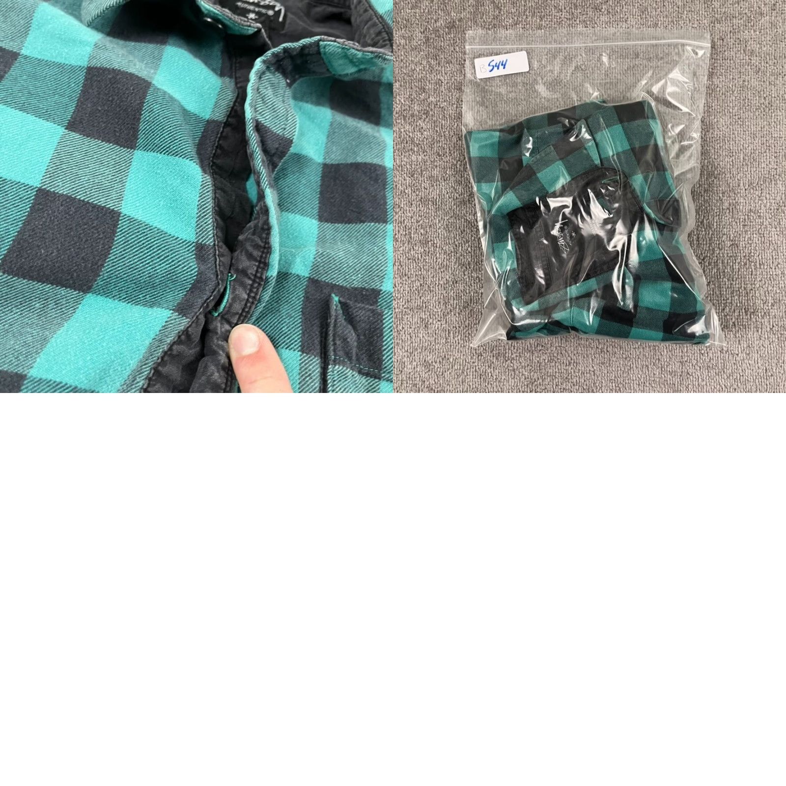 Vintage VINTAGE STUSSY Shirt Mens Medium Green Gray Plaid Flannel Button-Up Long Sleeve Streetwear Size US M / EU 48-50 / 2 - 8 Thumbnail