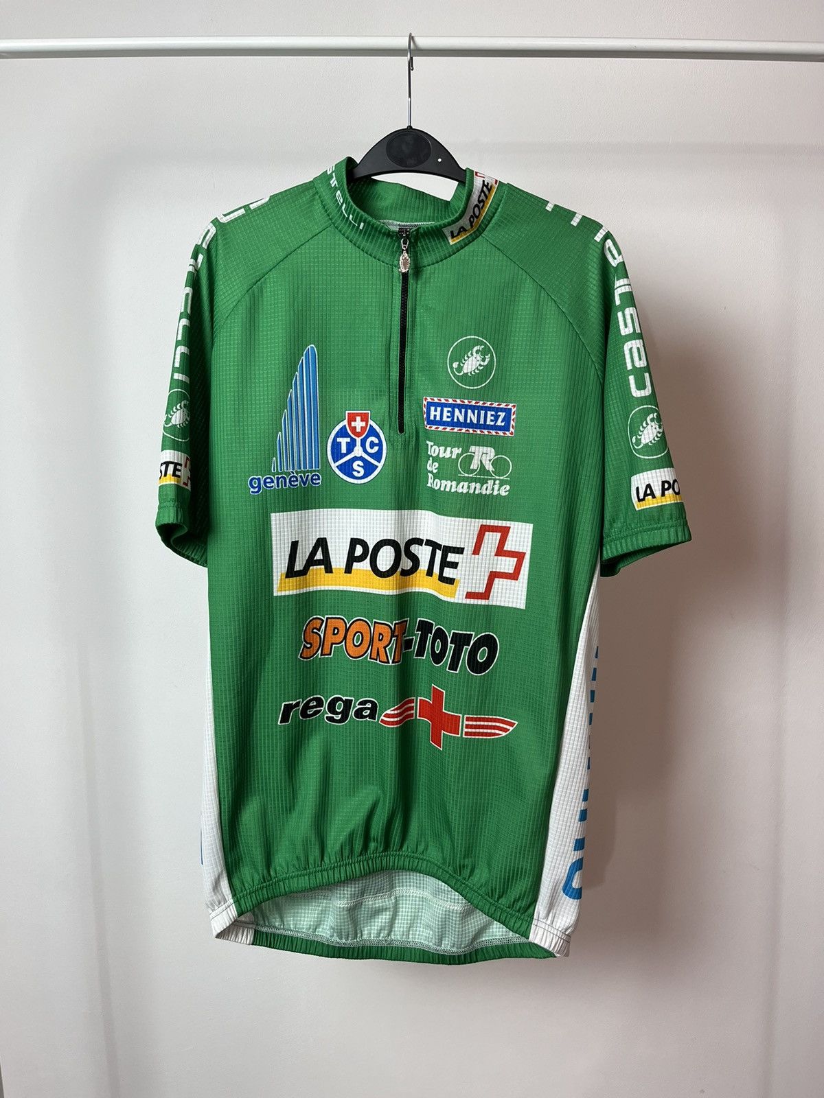 Vintage Vintage Castelli Tour De Romande cycling jersey Italy XXL Size US XXL / EU 58 / 5 - 1 Thumbnail