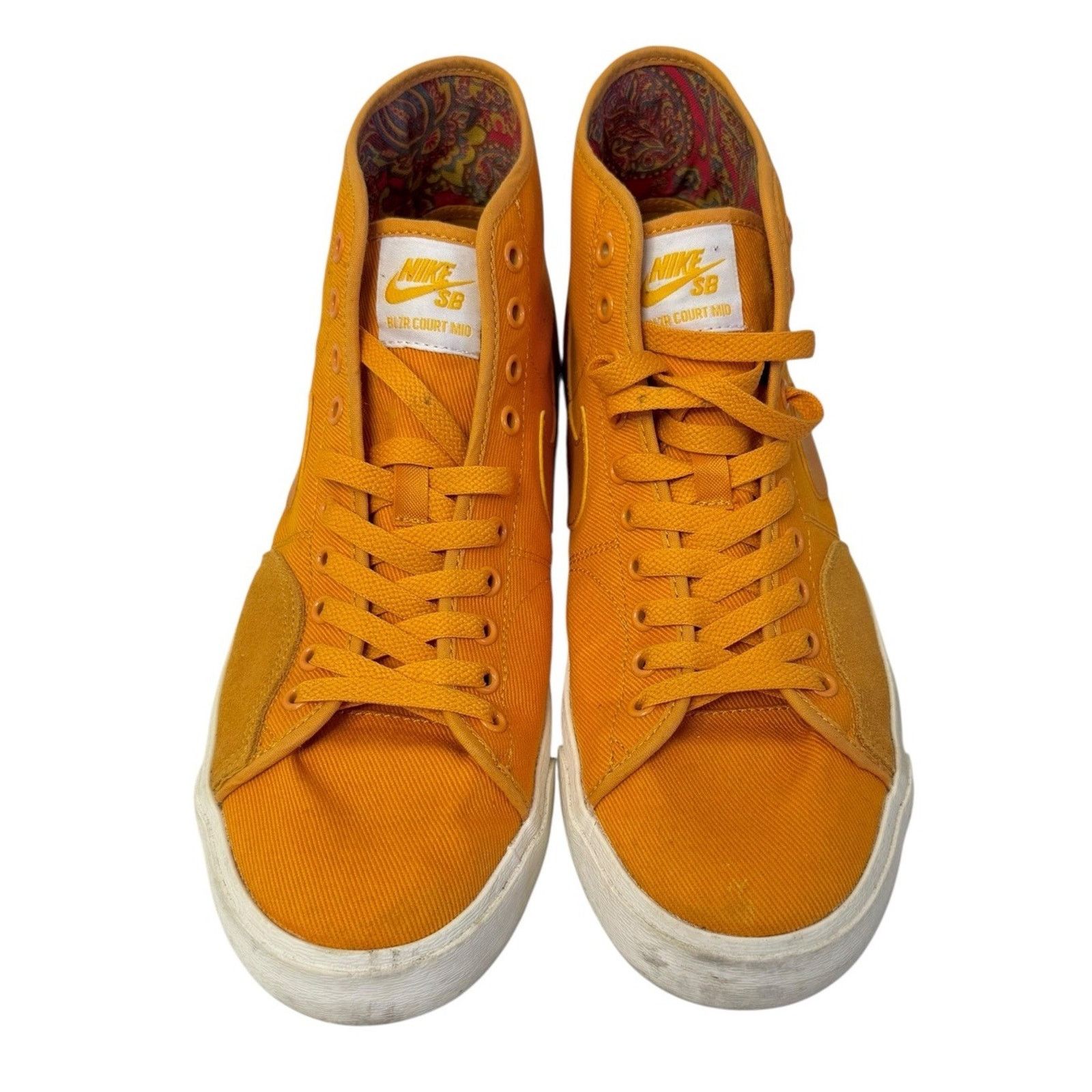 Nike NIKE SB BLZR Court Mid Premium Light Curry/Sail Skate Shoes Size US 10 / EU 43 - 4 Thumbnail