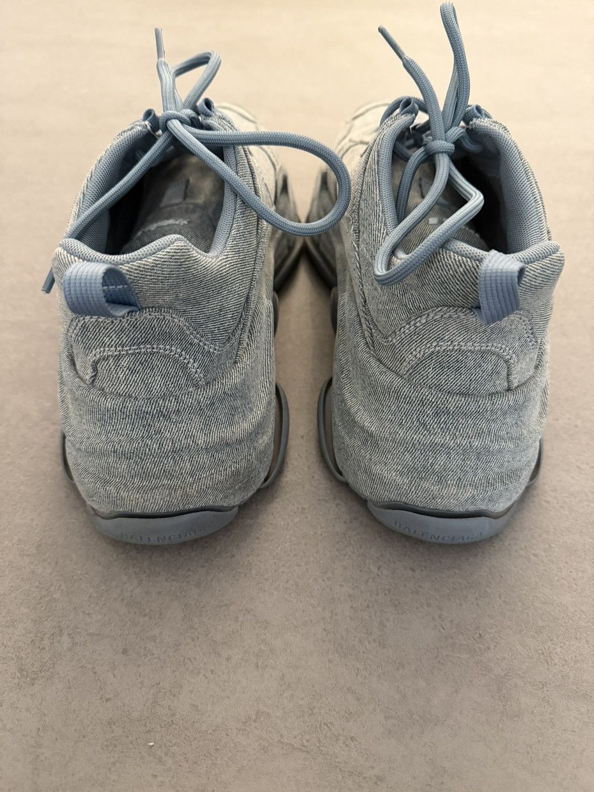Balenciaga Balenciaga Triple S Denim Sneakers Light Blue – EU 41\ US 8 Size US 8 / EU 41 - 2 Thumbnail