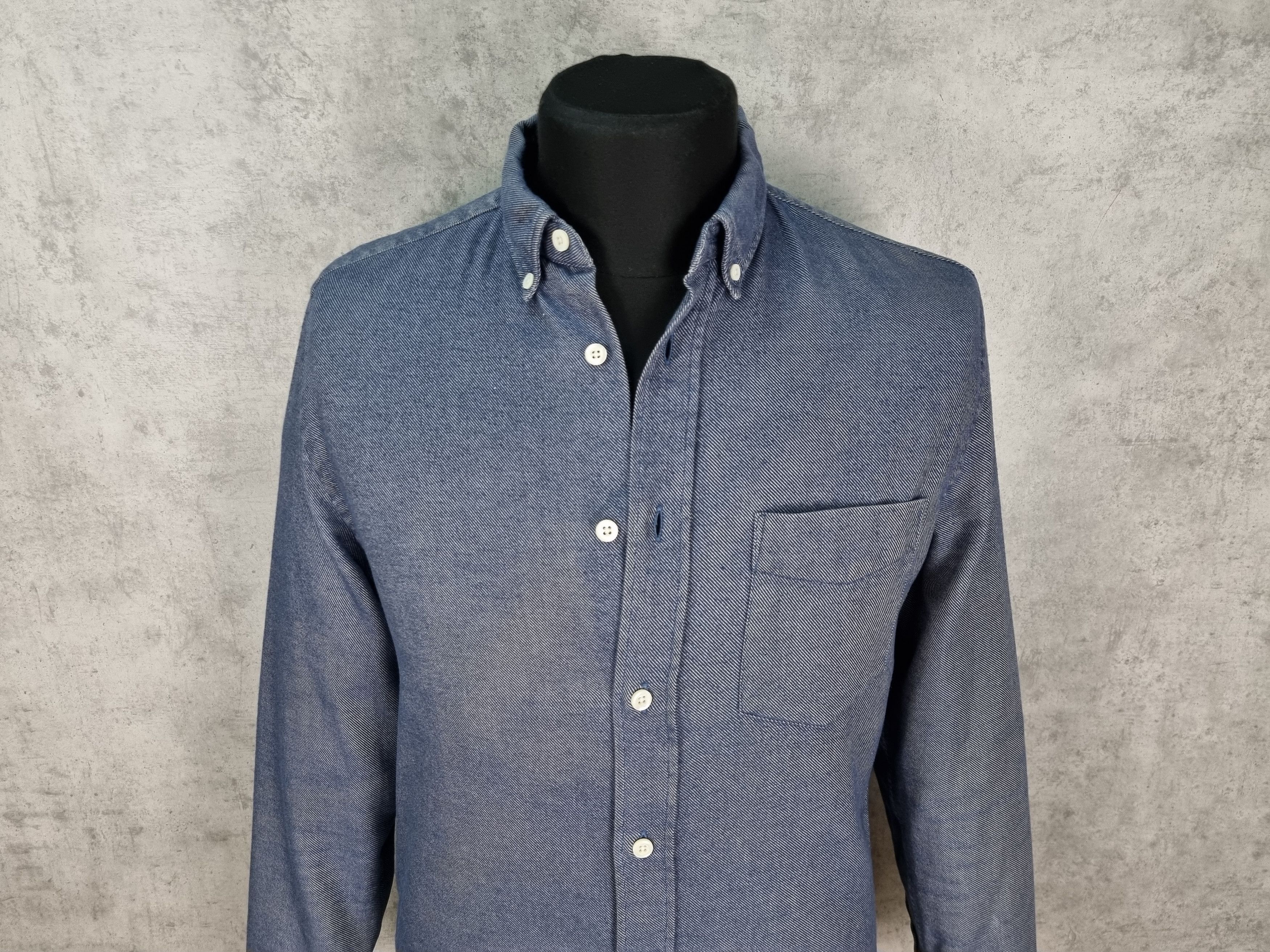 Acne Studios Acne Studios Isherwood Flan AW 13 Classic FitFaded Shirt Size US M / EU 48-50 / 2 - 15 Thumbnail