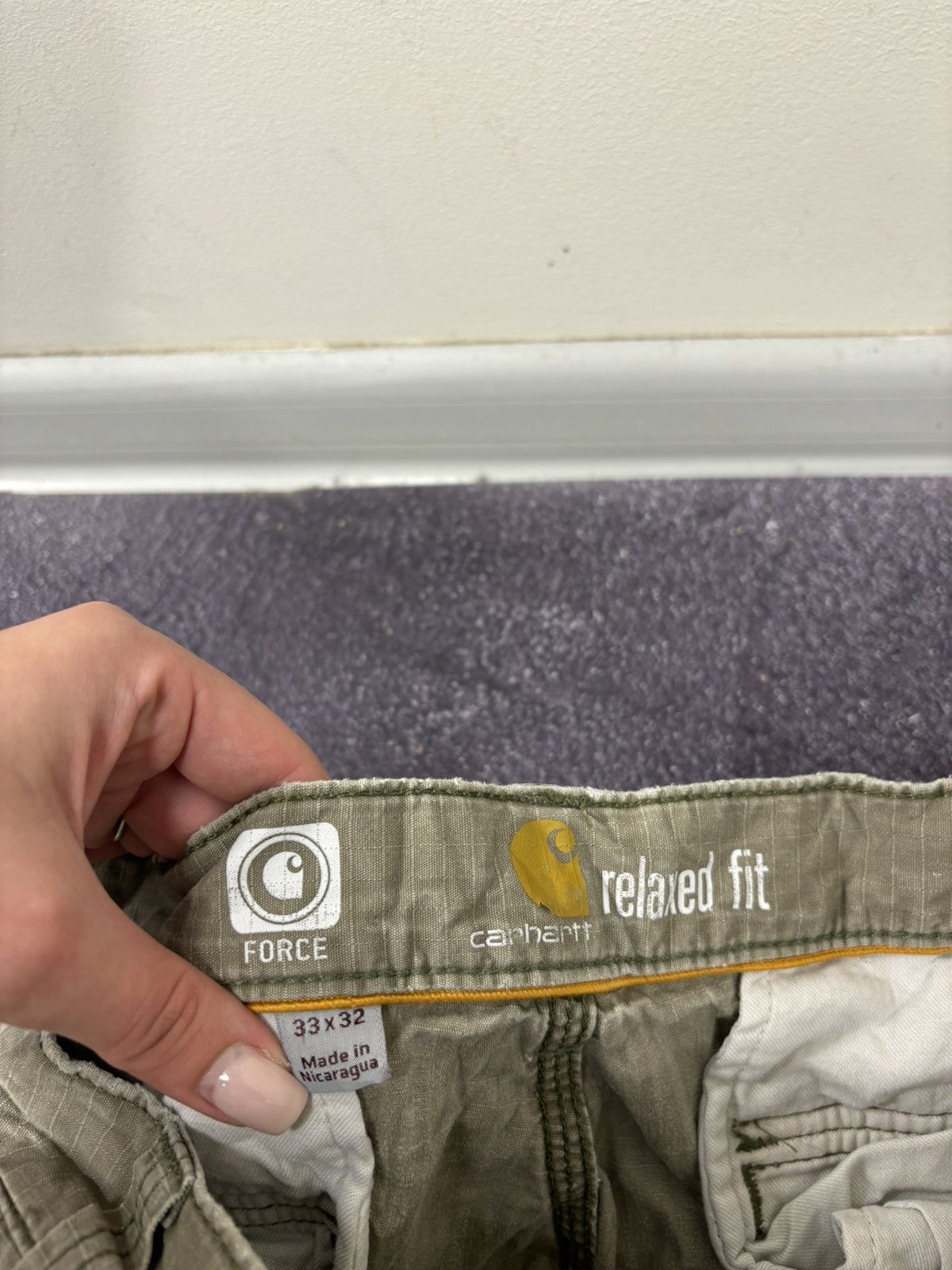 Carhartt Vintage Carhartt Y2K Relaxed Fit Utility Hype Cargo Pants Size US 33 - 20 Thumbnail