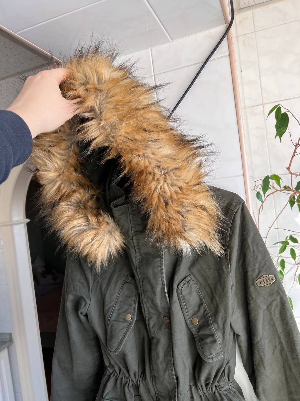 Diesel VINTAGE DIESEL FUR JACKET PARKA OLIVE KHAKI AVANT-GARDE Size M / US 6-8 / IT 42-44 - 20 Thumbnail