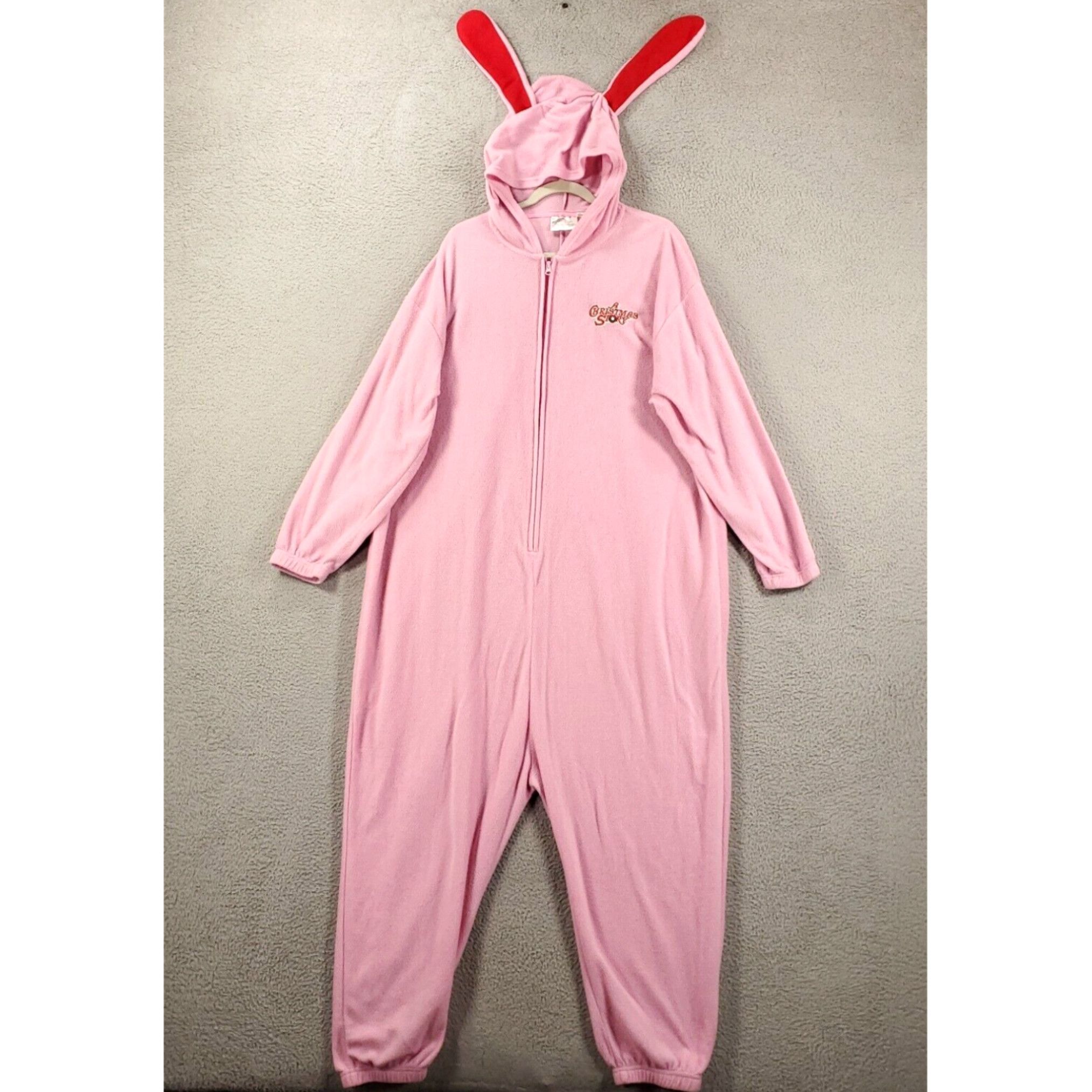 Vintage Christmas Morning Favorite Ralphie Deranged Bunny Rabbit Union Suit Adult Large Pajamas Grailed