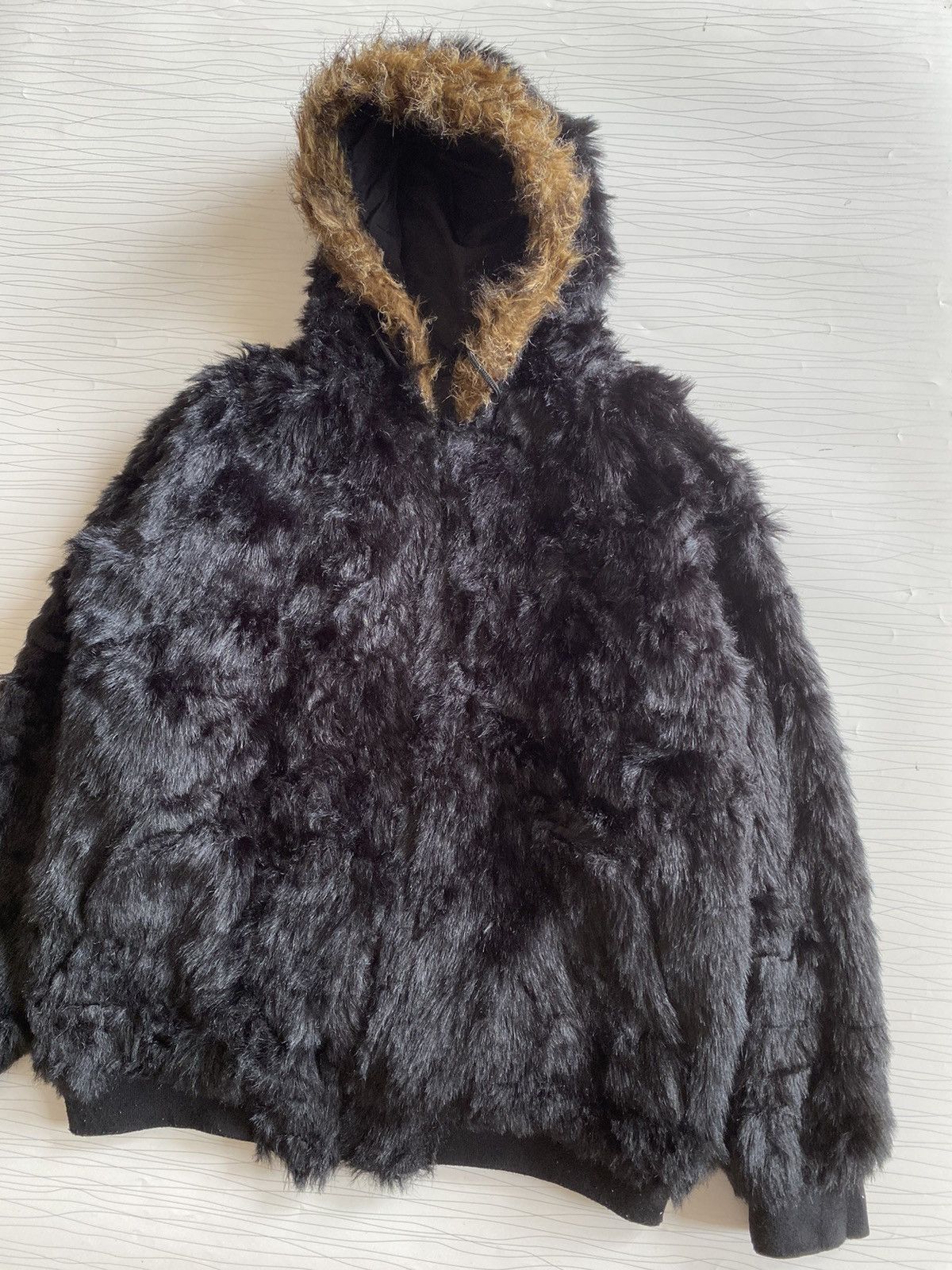 Japanese Brand Vintage 90s Piko Hawaii Fur Zipper Hooded Reversible Jacket Size US L / EU 52-54 / 3 - 2 Thumbnail