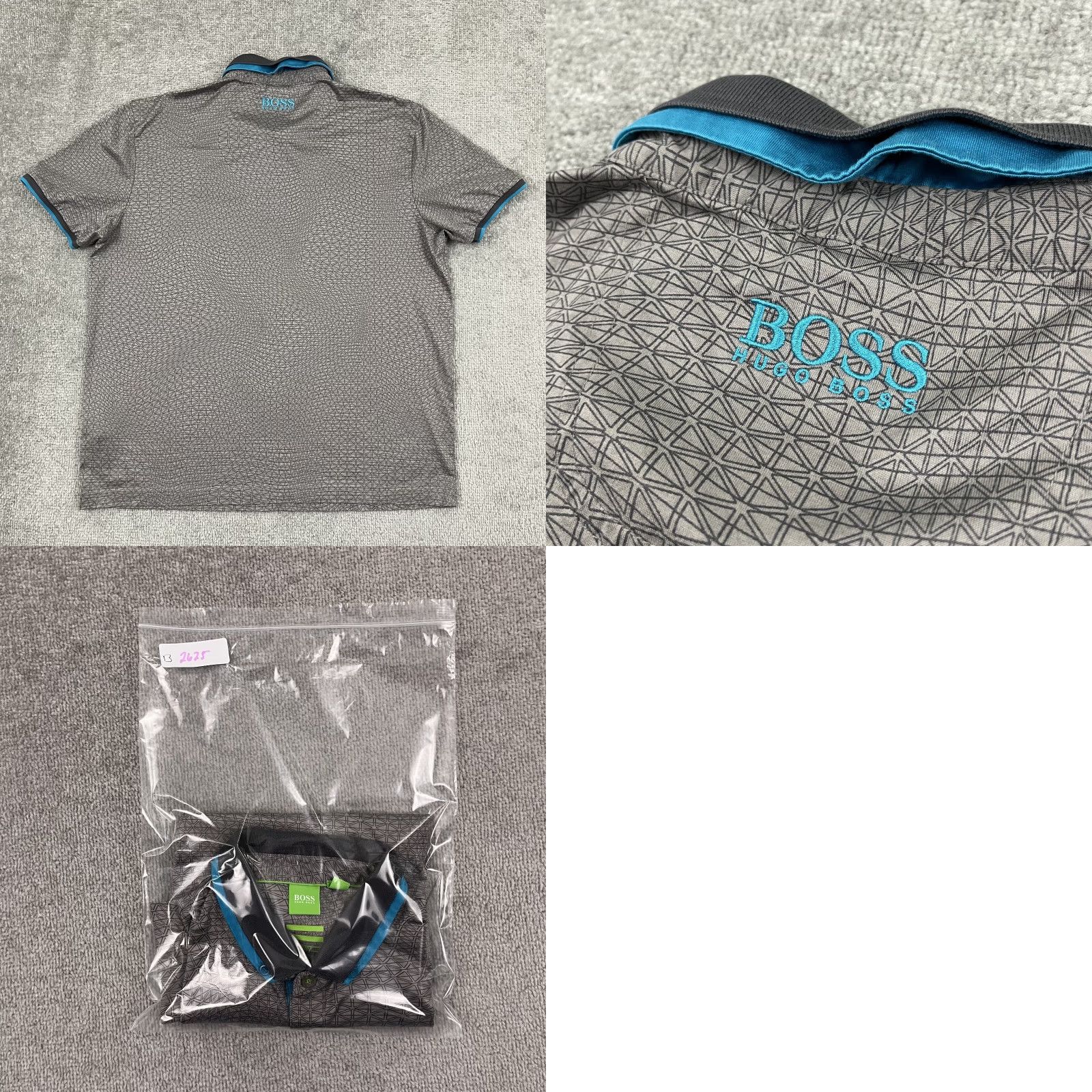 Hugo Boss HUGO BOSS Polo Shirt Mens XL Modern Fit Gray Casual Golf Activewear Size US XL / EU 56 / 4 - 8 Thumbnail