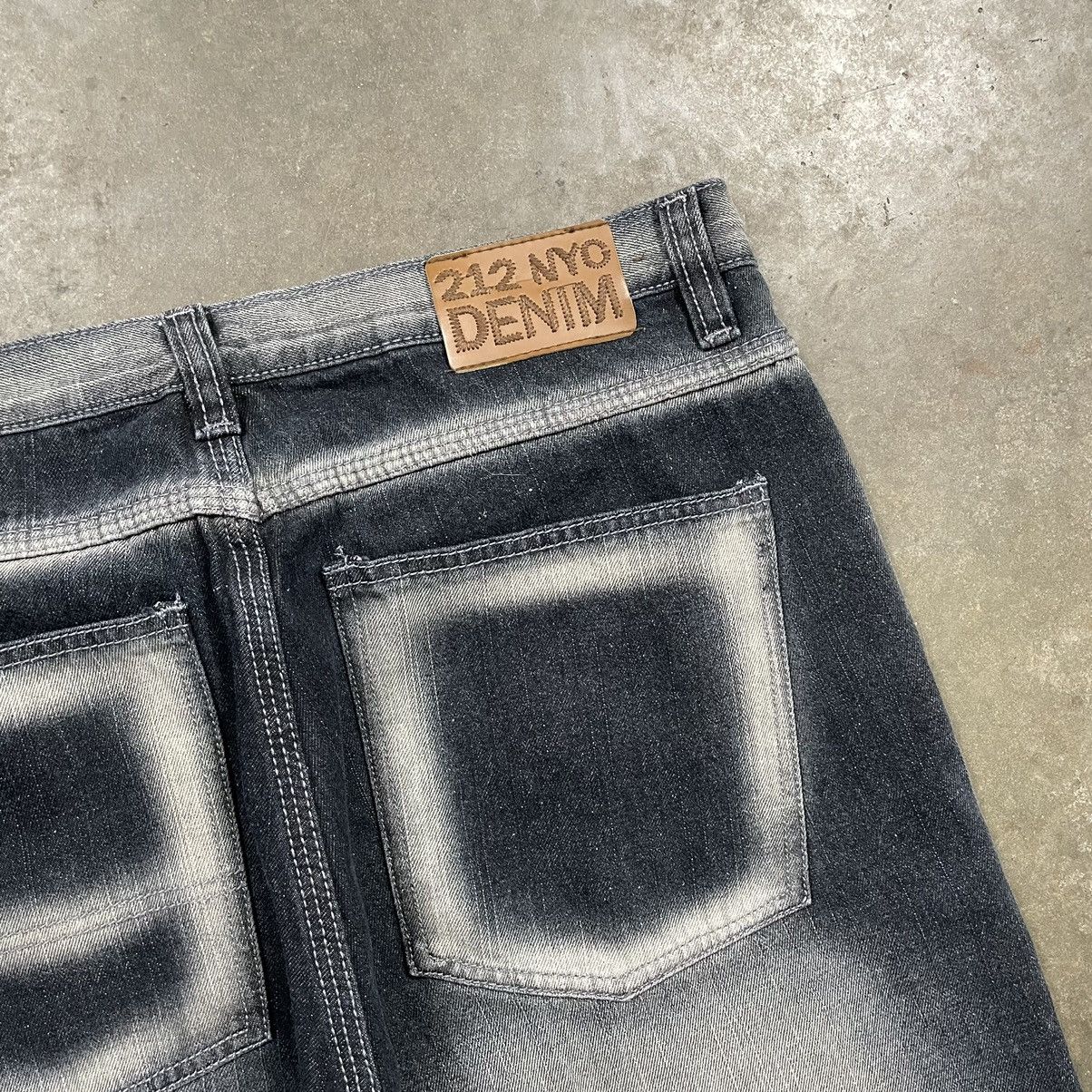 Affliction × Vintage Vintage Y2K 212 NYC Faded Baggy Jorts Skater Grunge Cyber Size US 34 / EU 50 - 2 Thumbnail