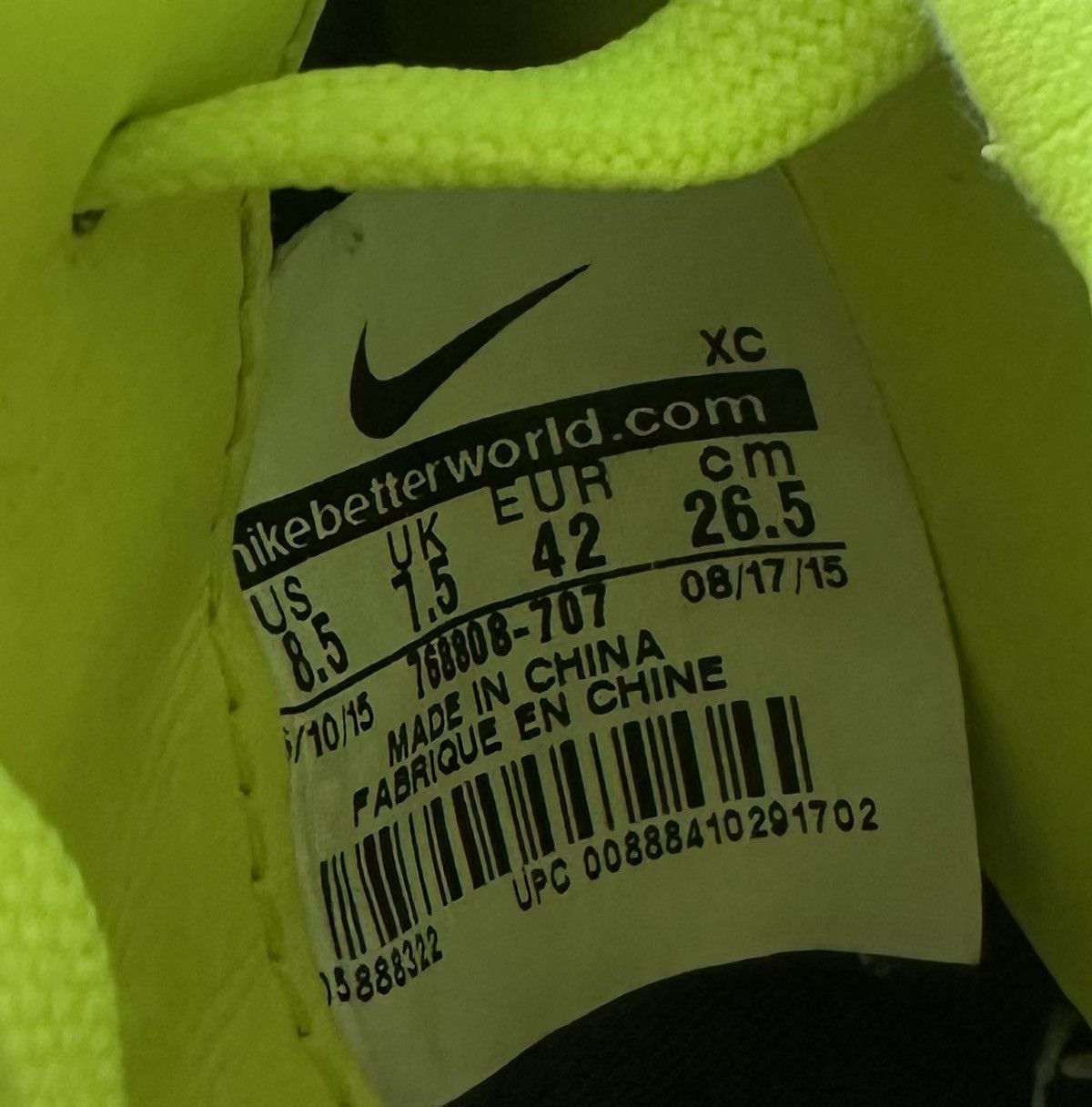 Nike 2015 NIKE MERCURIAL VELOCE II FG SOCCER BOOTS CLEATS US 8.5 Size US 8.5 / EU 41-42 - 8 Thumbnail