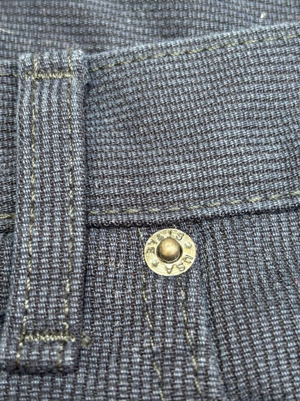 Levi's Rare Levi's 501 W33 Made in Italy Textured Navy Size US 33 - 10 Thumbnail