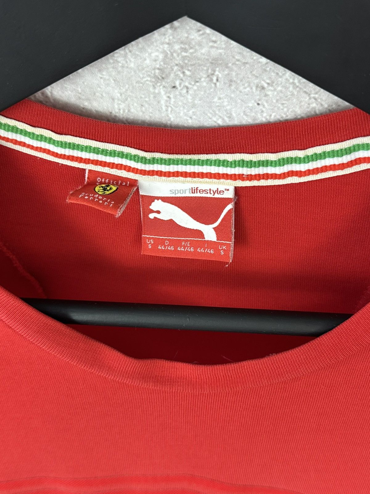 Ferrari × Puma Puma Ferrari Red Short Sleeve Cotton T-shirt Size US S / EU 44-46 / 1 - 4 Thumbnail