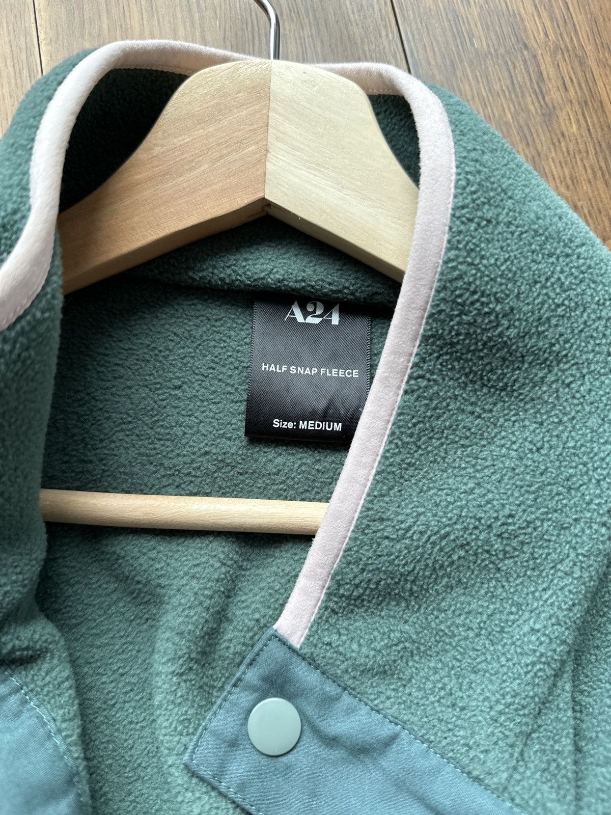 A24 A24 green fleece sweater Grailed