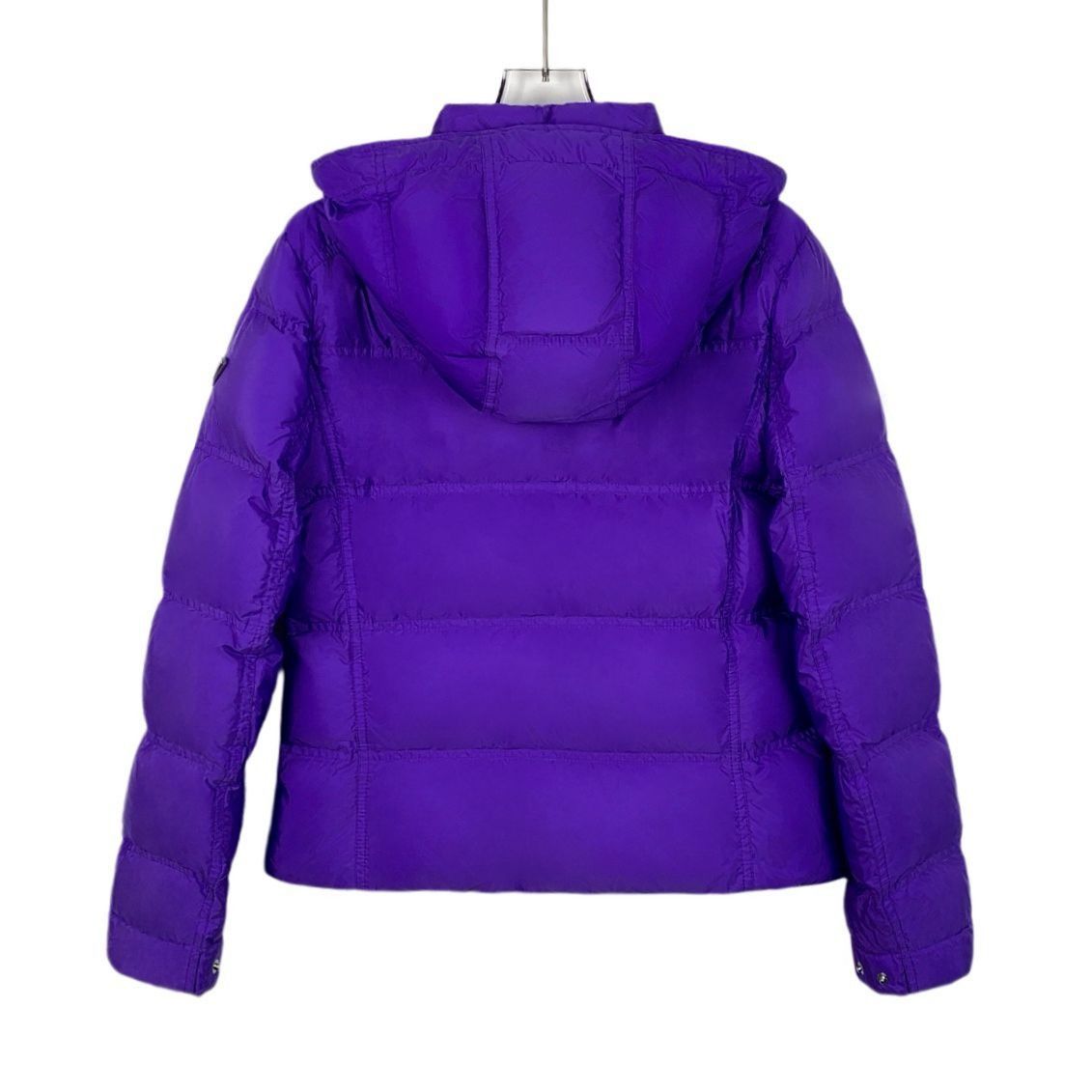 Prada Prada Purple Puffer Jacket With Detachable Hood & Zippered P Size XS / US 0-2 / IT 36-38 - 2 Thumbnail