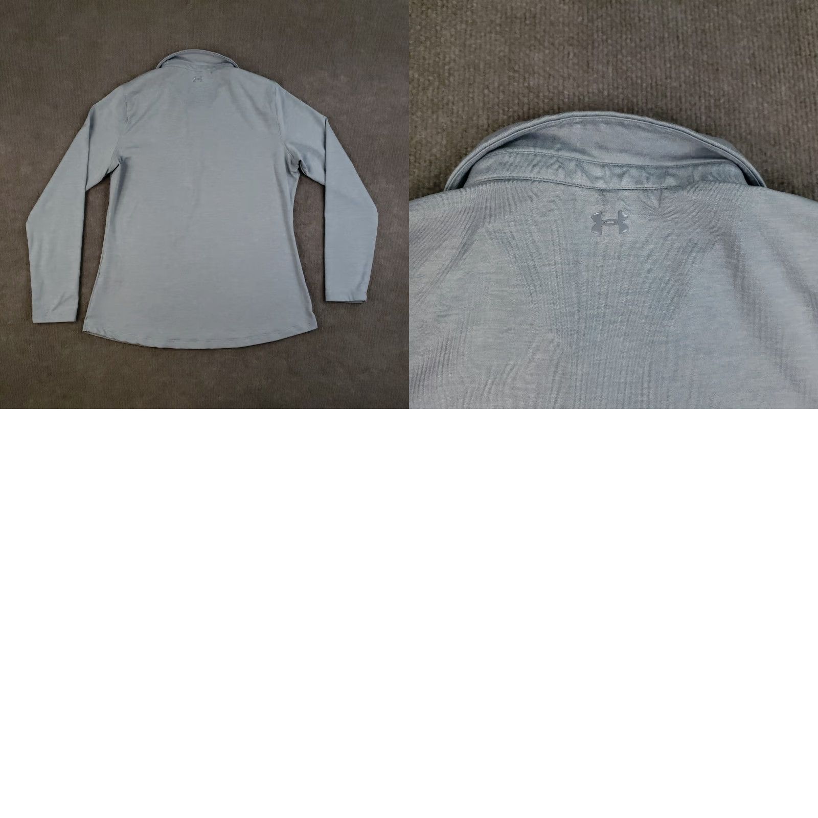 Under Armour Under Armour Polo Shirt Women L Gray Polo Shirt Women L Gray Casual All Seasons Stretch Breathable 2000s Sportswear Mens? Size L / US 10 / IT 46 - 8 Thumbnail