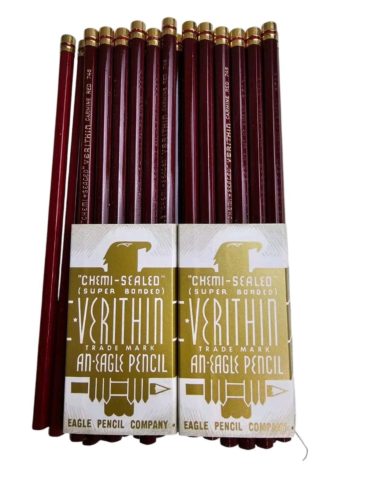 Other Vintage "Chem-Sealed" Super Verithin Carmine Red 745 Pencils Size ONE SIZE - 1 Preview