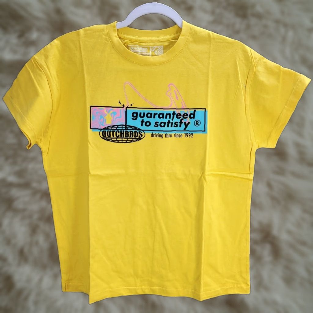 Logo 7 Dutch Bros Coffee Womens T-Shirt Short Sleeve Crew Neck Cotton Yellow S NWOT Logo Graphic Shirt Size S / US 4 / IT 40 - 1 Thumbnail