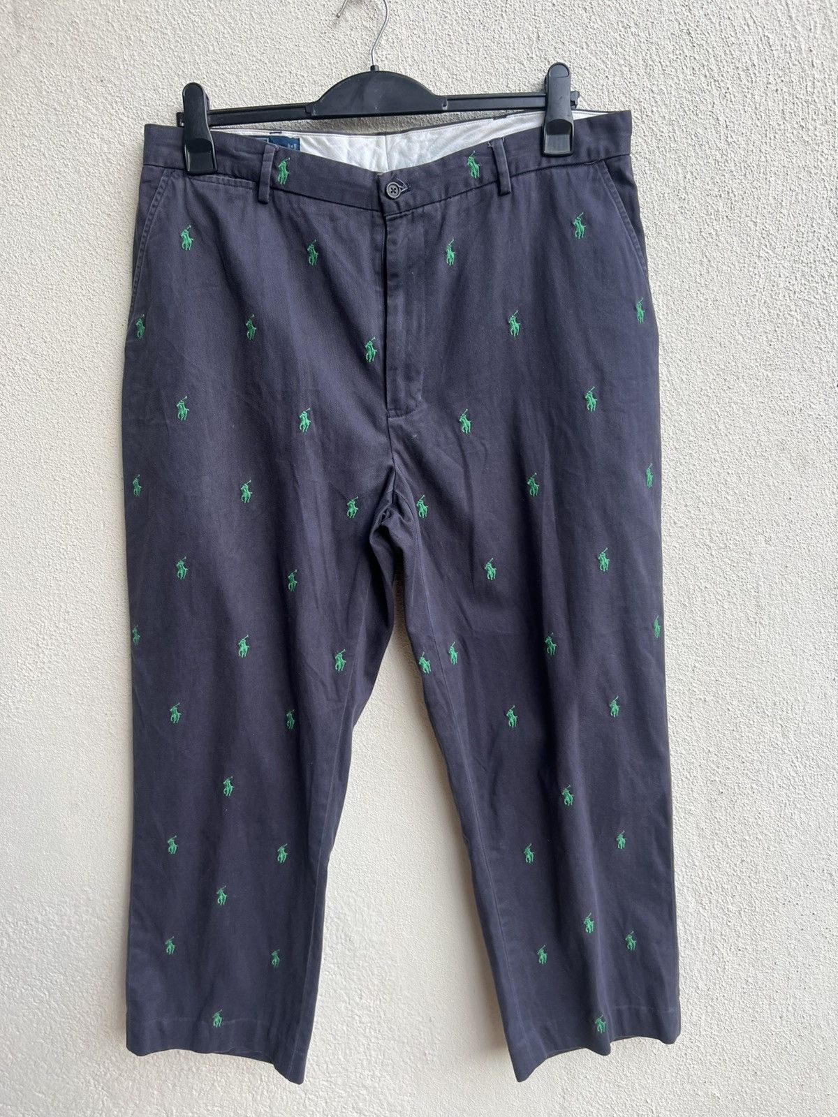 Polo Ralph Lauren Vintage Polo Ralph Lauren Small Pony Faded Chinos Pant Size US 35 - 19 Thumbnail