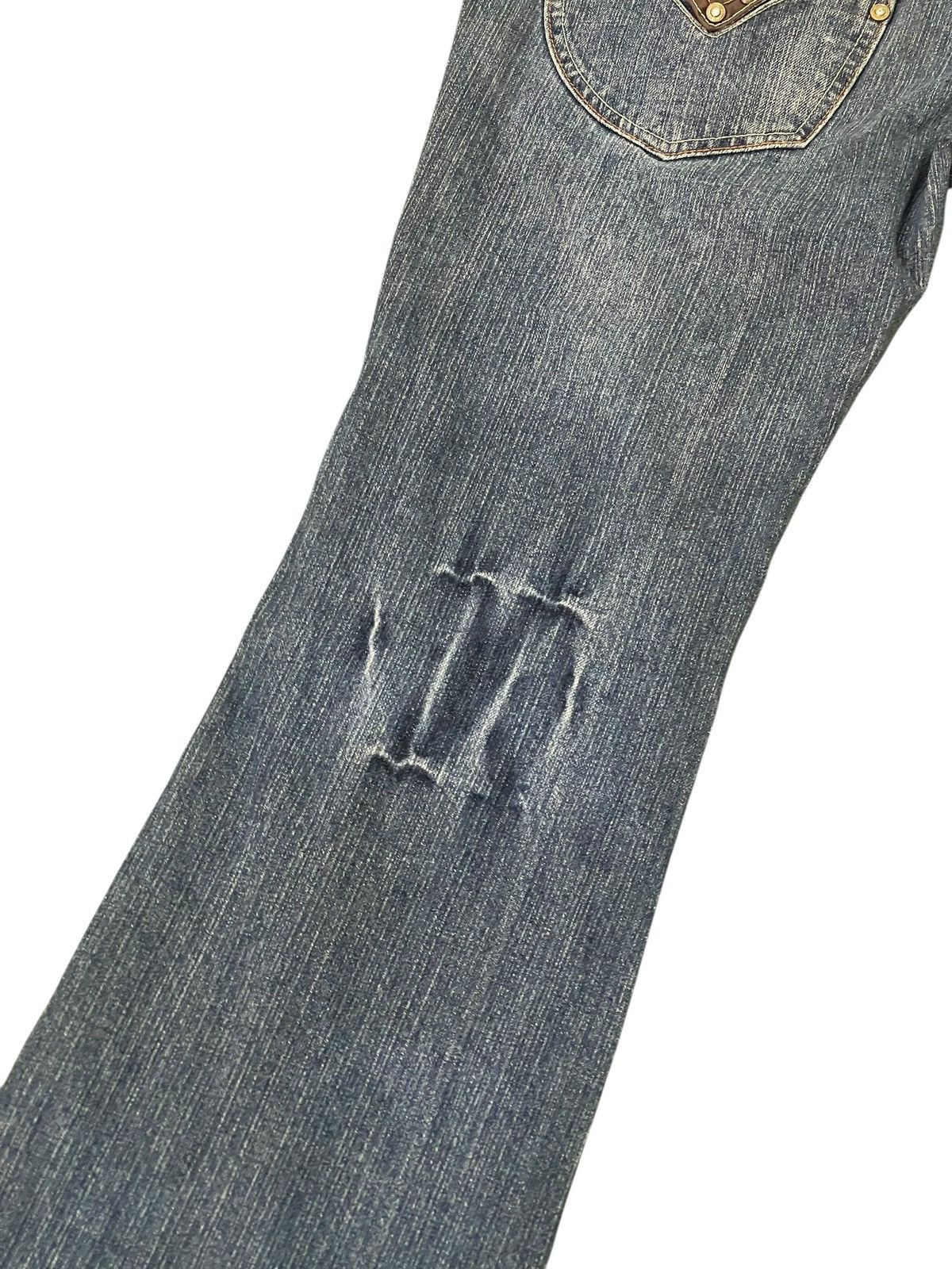 Japanese Brand Flare Jeans Indecent Denim Boot Cut 2🟦2 Size US 31 - 16 Thumbnail
