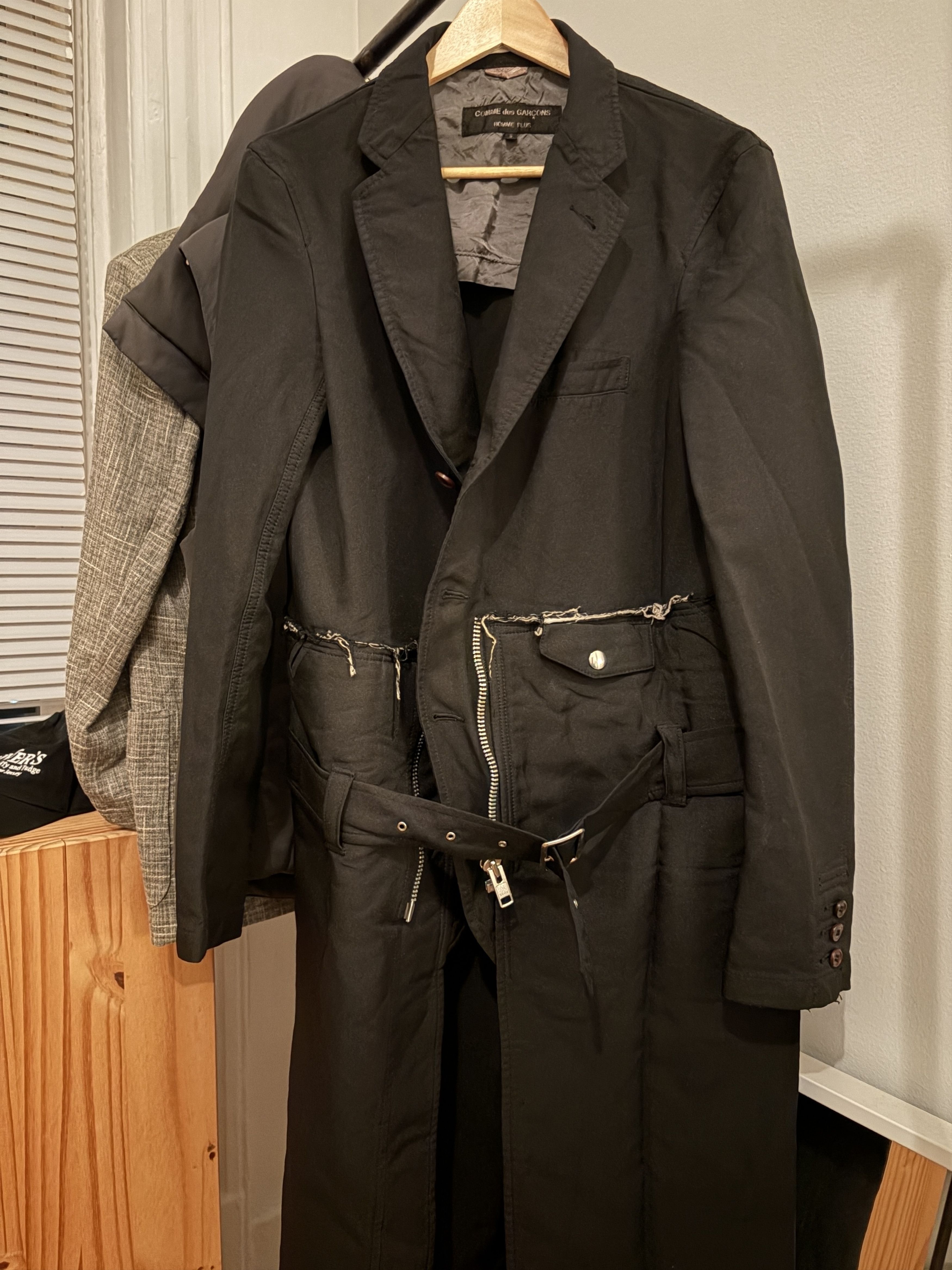 Comme des Garcons Homme Plus CDG Homme Plus SS2013 Stitched Trenchcoat Size US S / EU 44-46 / 1 - 4 Thumbnail