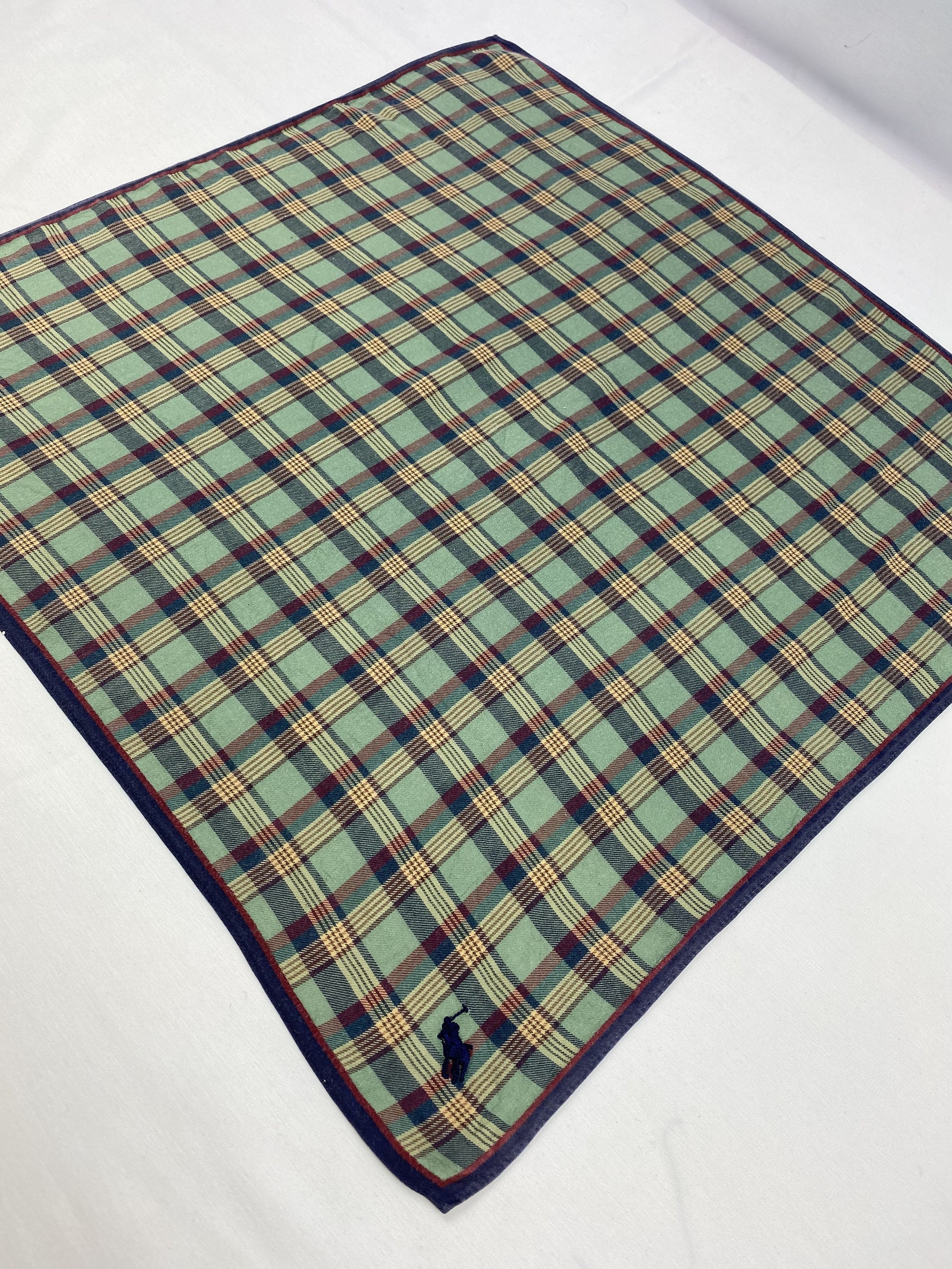Polo Ralph Lauren × Ralph Lauren × Vintage Polo Ralph Lauren Handkerchief / Bandana / Neckerchief Size ONE SIZE - 4 Thumbnail