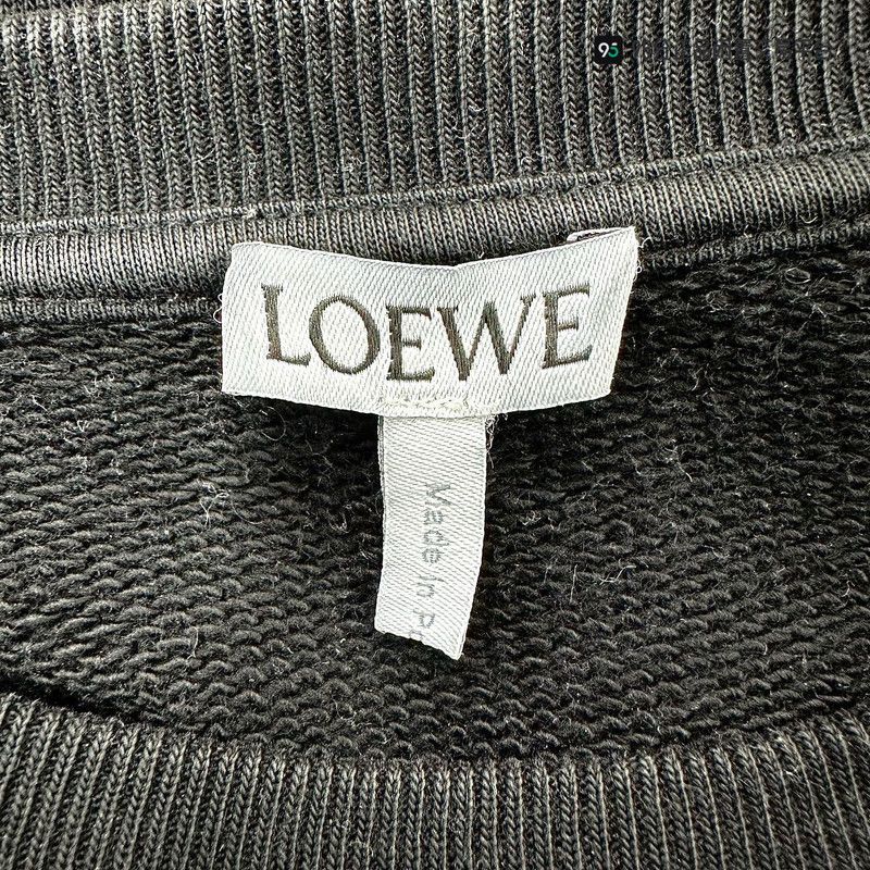 Loewe LOEWE Men's Cotton Crewneck Letter Embroidery Sweatshirt Size US L / EU 52-54 / 3 - 1 Thumbnail