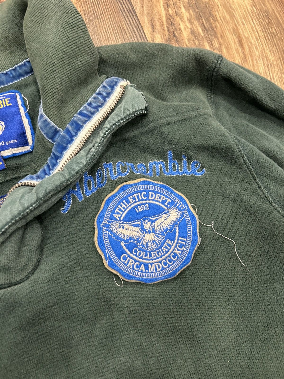 Abercrombie & Fitch Vintage A&F quater Zip Size US L / EU 52-54 / 3 - 2 Thumbnail