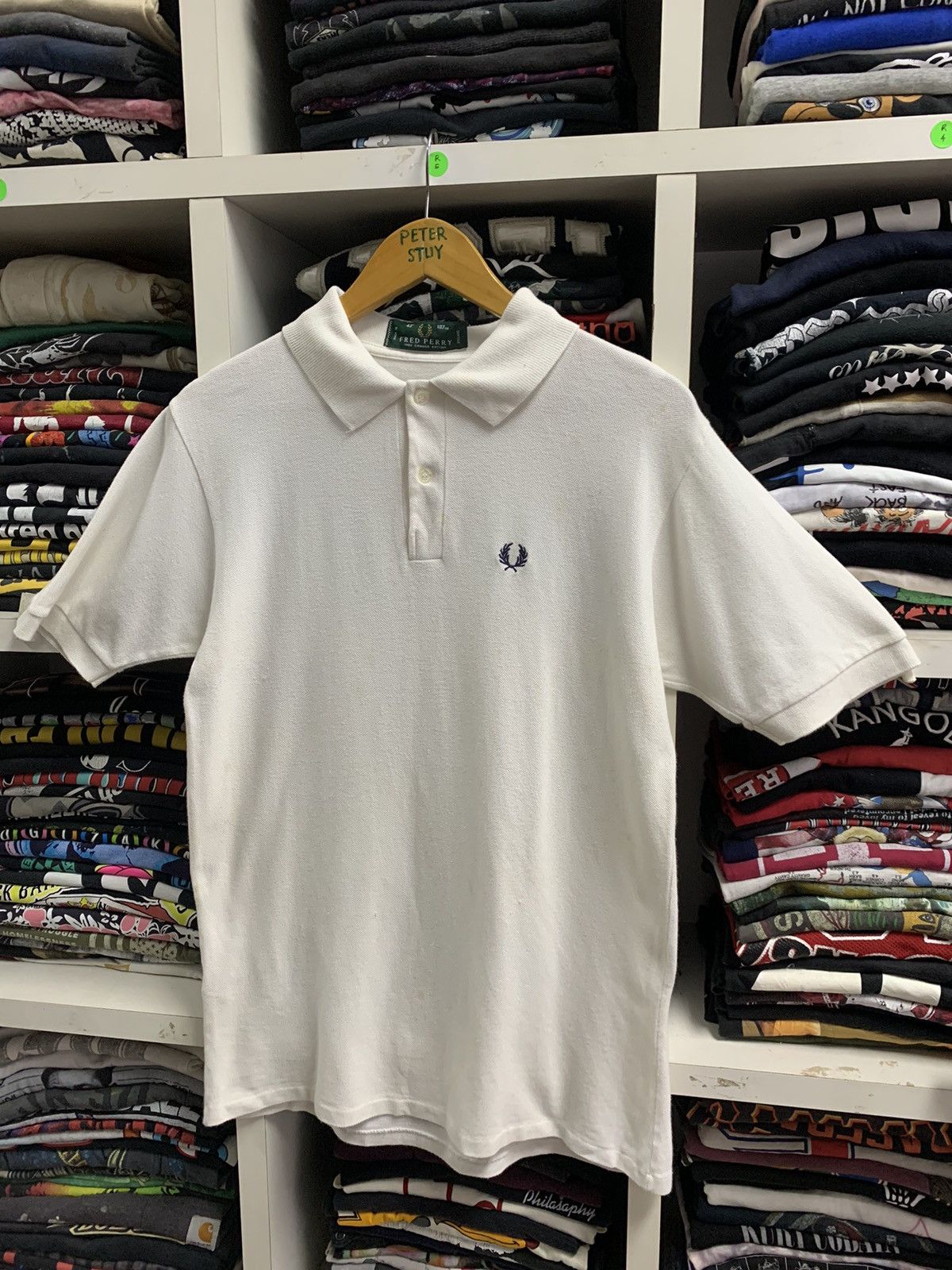 Fred Perry × Vintage Vintage Fred Perry Made England White Polo Size US XS / EU 42 / 0 - 6 Thumbnail