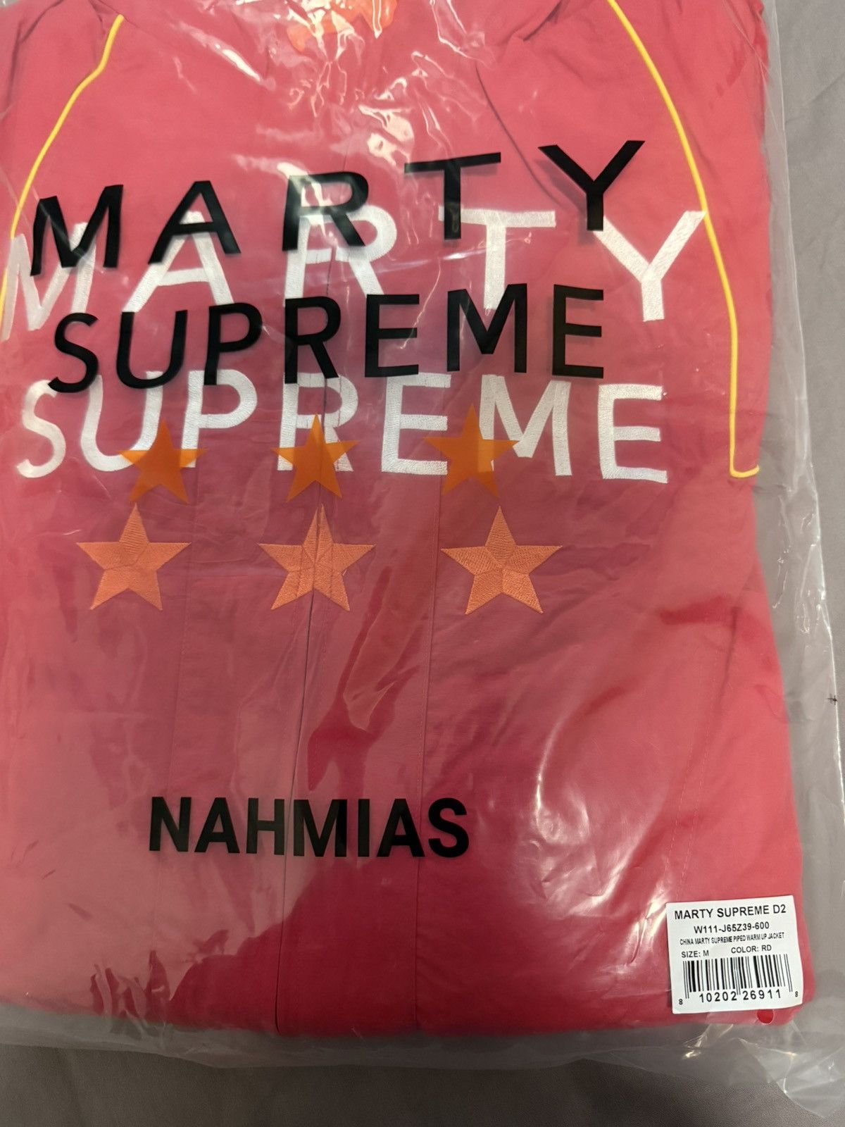 A24 × Nahmias NAHMIAS x Marty Supreme A24 classic piped warm up Jacket Size US M / EU 48-50 / 2 - 6 Thumbnail