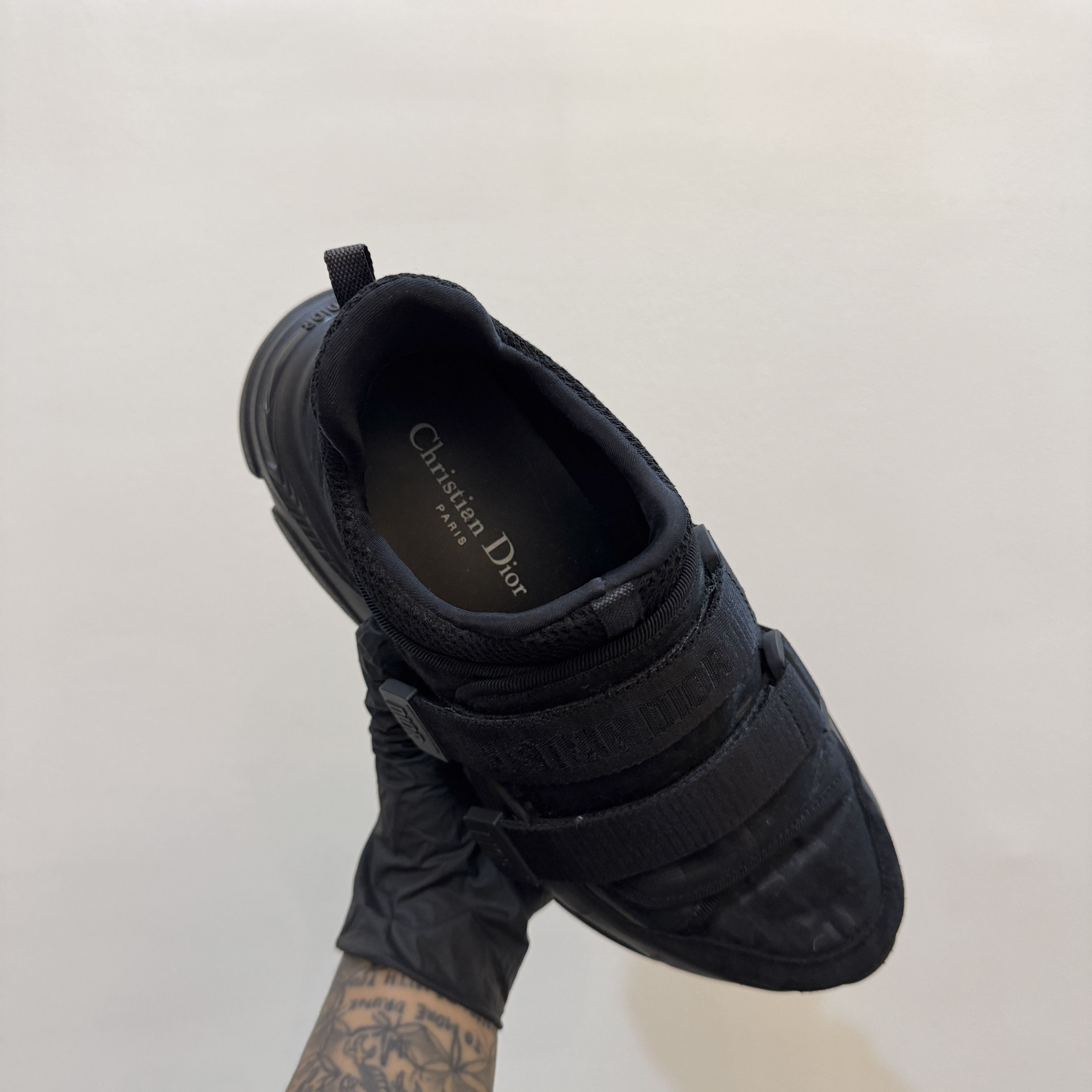 Christian Dior Monsieur Christian Dior Black Oblique Technical Fabric/suede D-Wander Size US 8 / IT 38 - 10 Thumbnail