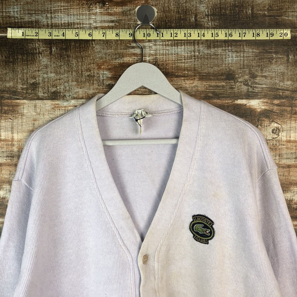 Lacoste Lacoste vintage Purple Cardigan Knitwear #A2066 Size US L / EU 52-54 / 3 - 4 Thumbnail