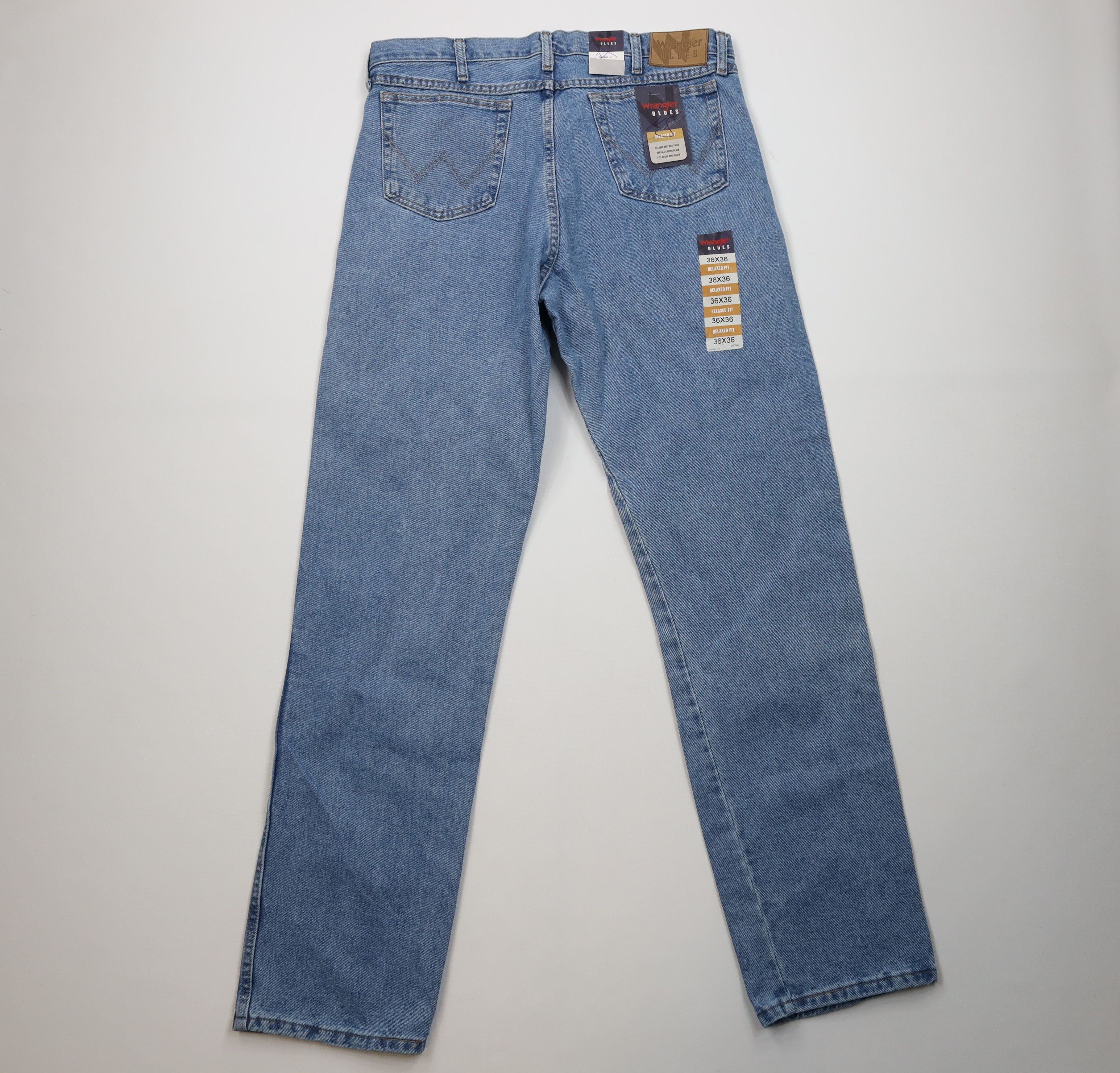 Deadstock Y2K Wrangler Fit Western Bootcut Denim Jeans Blue