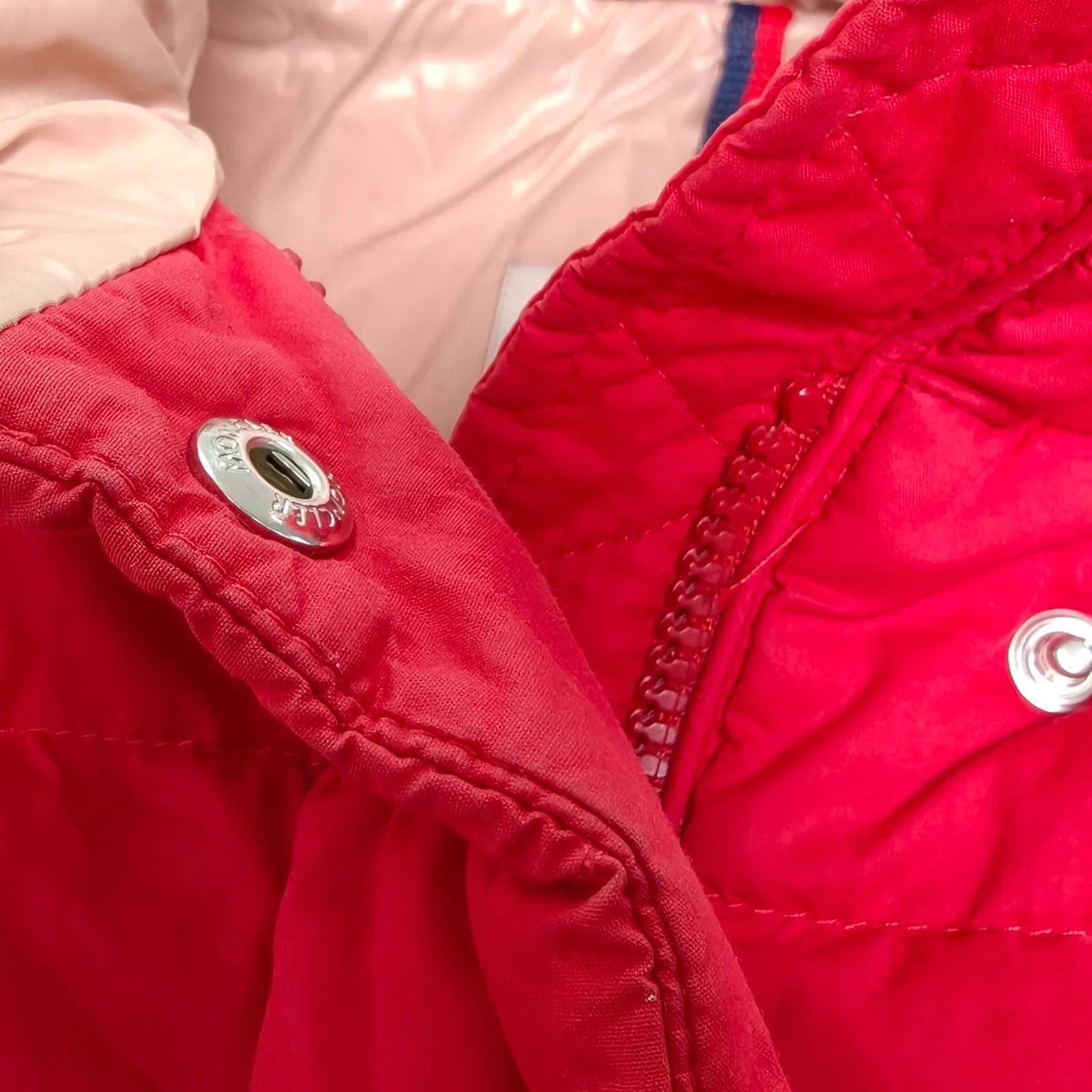 Moncler Moncler Red Down Jacket 00 Size XXS / US 00 / IT 34 - 4 Thumbnail