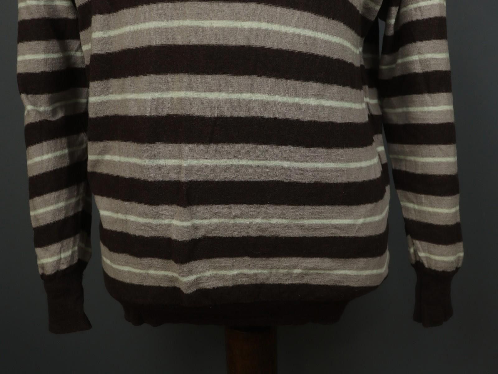 John Smedley John Smedley Multi Striped Pullover Sweater Size XL Size US XL / EU 56 / 4 - 3 Thumbnail