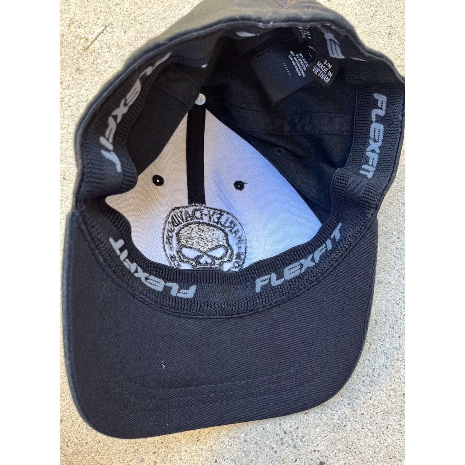 Harley Davidson Harley-Davidson Cap Hat Men's Black Reaper Motorcycle S/M Chopper Biker Outlaw Baseball Cap Unisex Adults Size ONE SIZE - 7 Thumbnail