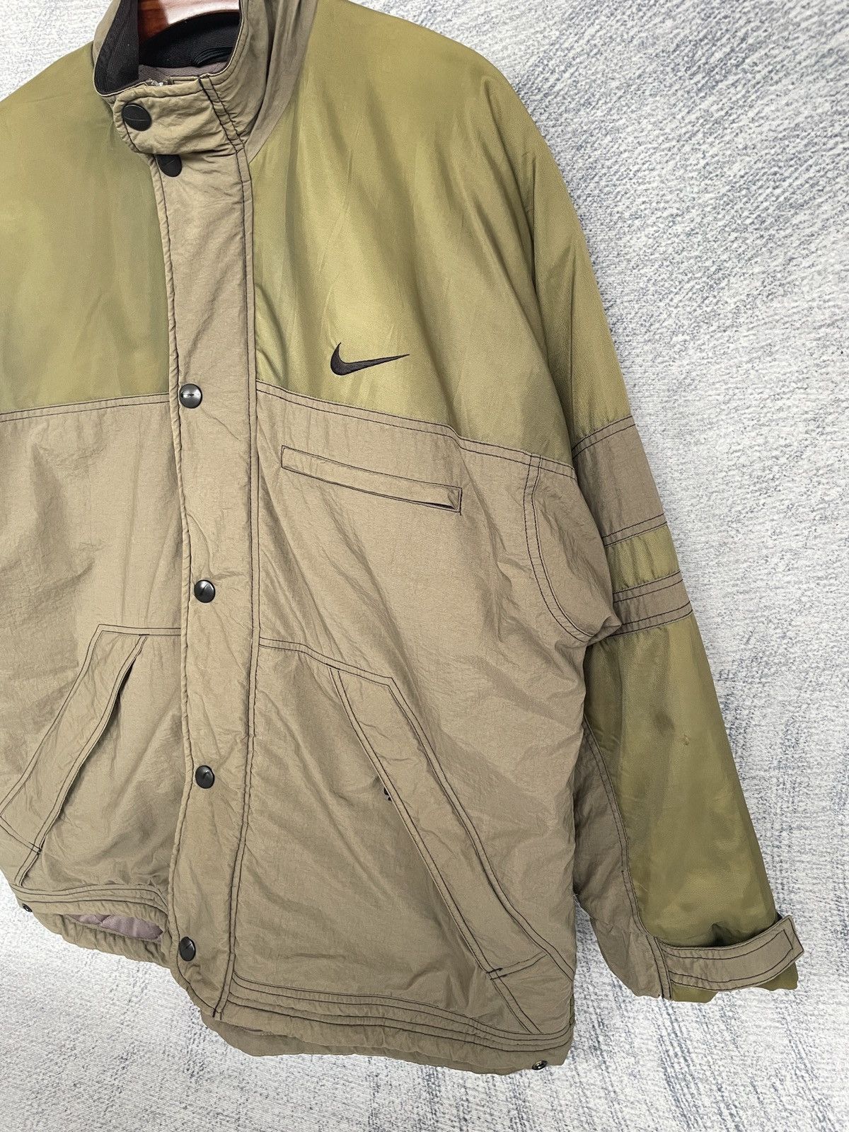 Nike × Vintage Vintage Nike Zipper Jacket Size US L / EU 52-54 / 3 - 3 Thumbnail
