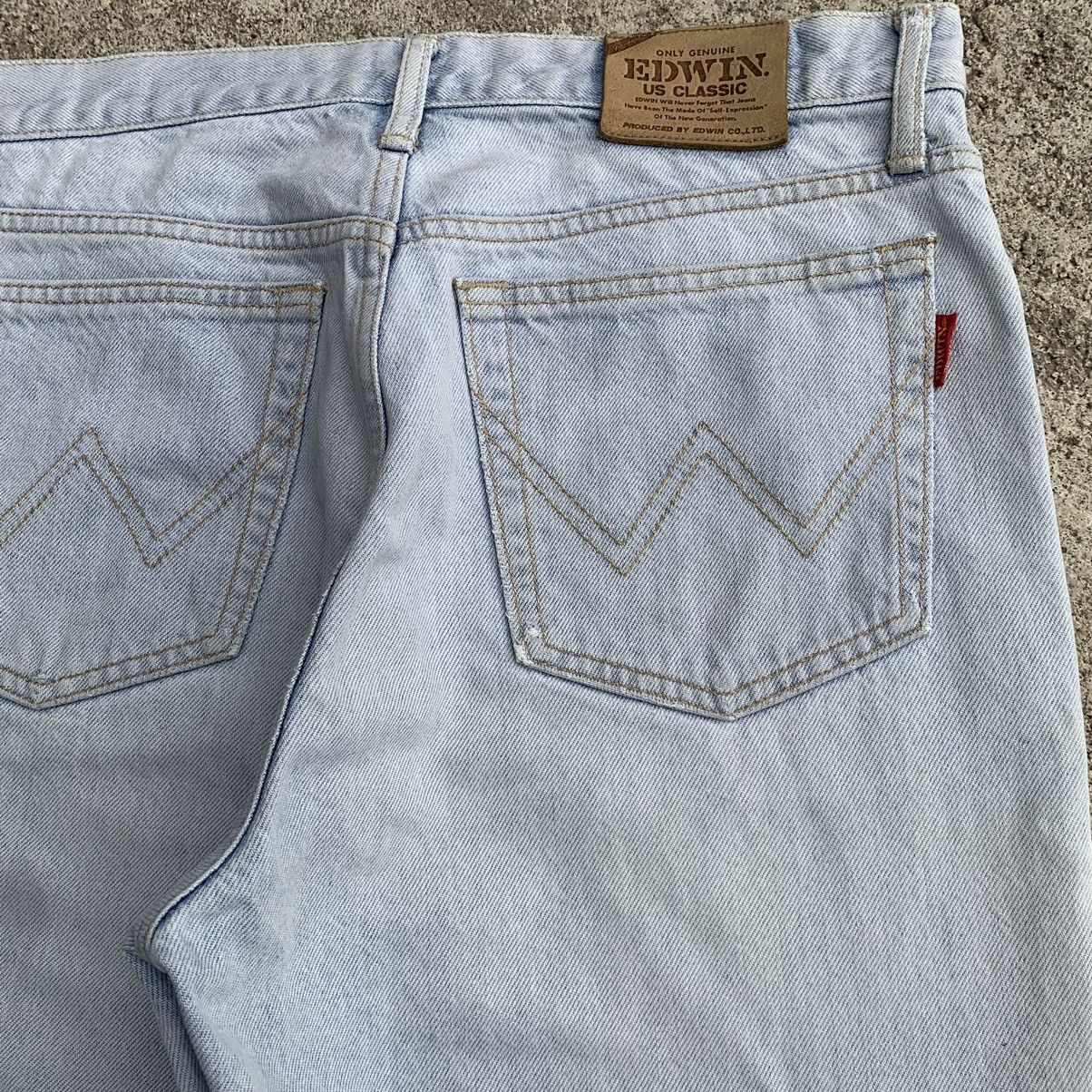 Edwin Vintage 90s Edwin US Classic Japan Denim Jeans W32 Size US 32 / EU 48 - 13 Thumbnail