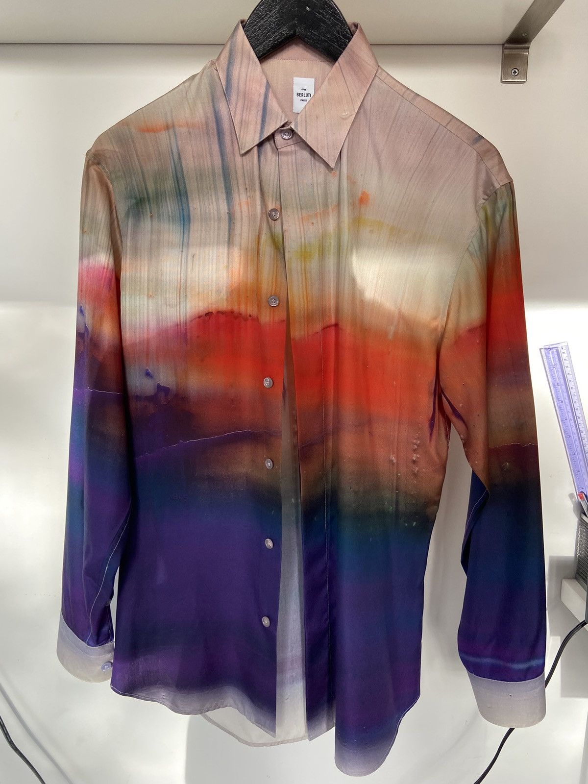Berluti Lev Khesin Silk Shirt - size 37 Size US XS / EU 42 / 0 - 2 Thumbnail