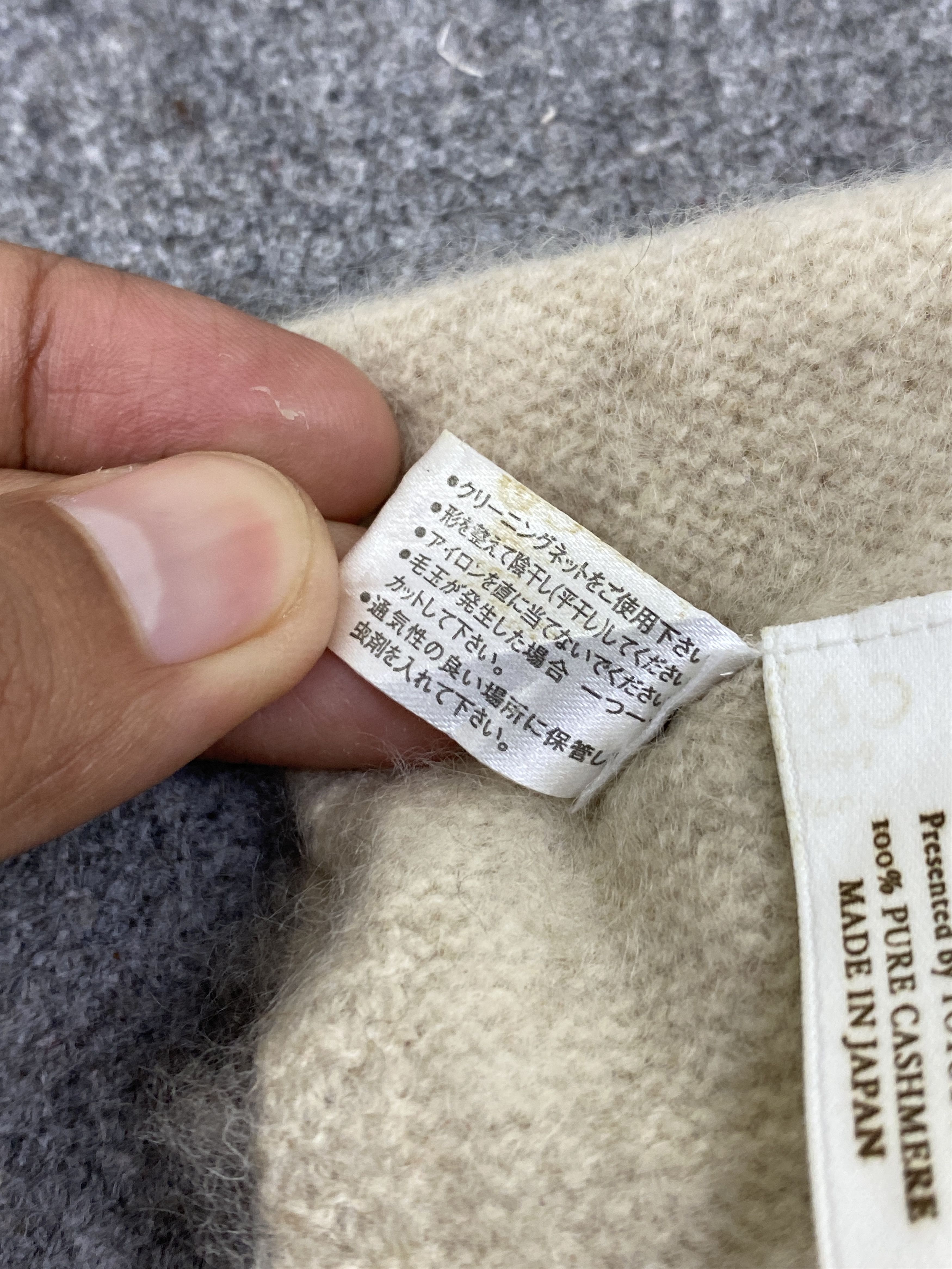 Japanese Brand Japanese Brand Cashmere Scarf / Muffler / Neckwear SC0294 Size ONE SIZE - 11 Thumbnail