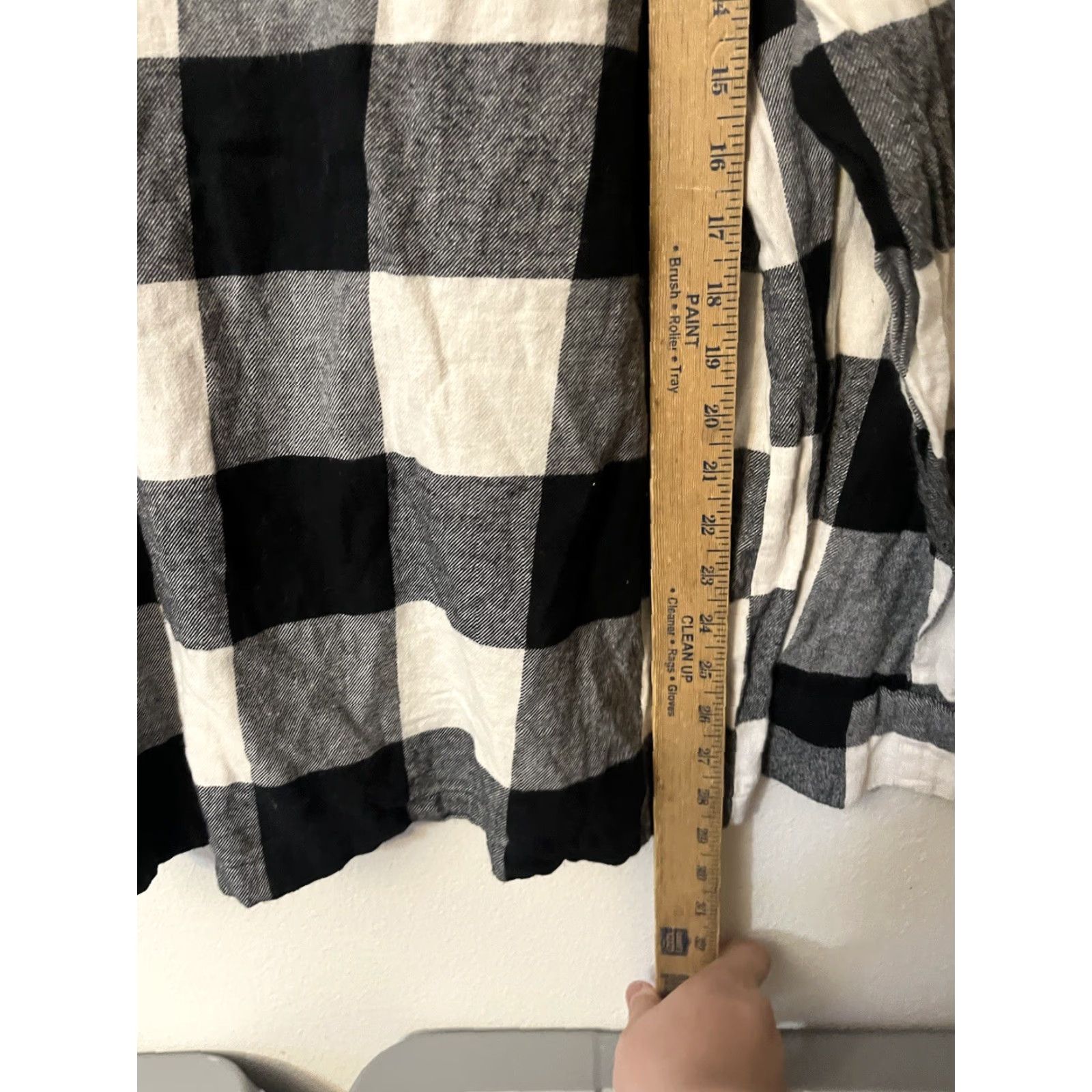 Old Navy Old Navy Sleep Shirt Men MT Flannel White Black Pajamas Shirt Size US M / EU 48-50 / 2 - 4 Thumbnail