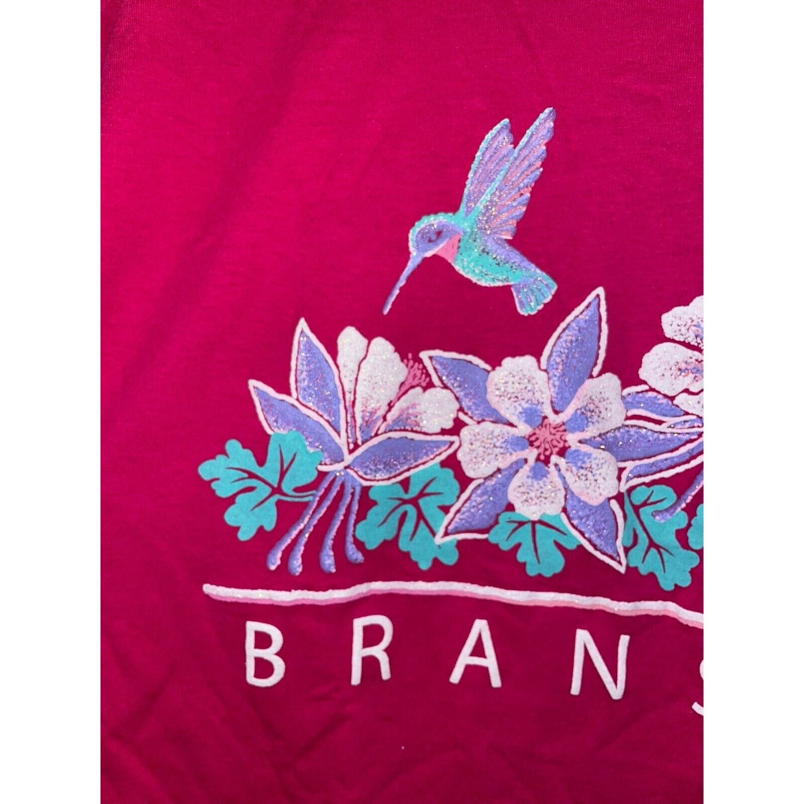Jerzees Vintage Branson Pink Shirt Flowers Flower Tee 1990s VTG L Size US L / EU 52-54 / 3 - 2 Thumbnail
