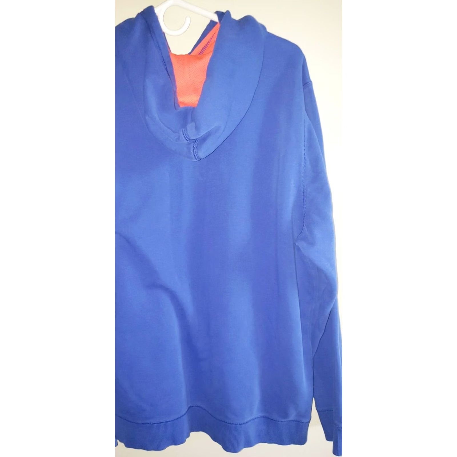 Under Armour Under Armour Mens 1/4 Zip Hoodie Blue Orange Logo XL Loose Fit - Condition Excellent Size US M / EU 48-50 / 2 - 6 Thumbnail