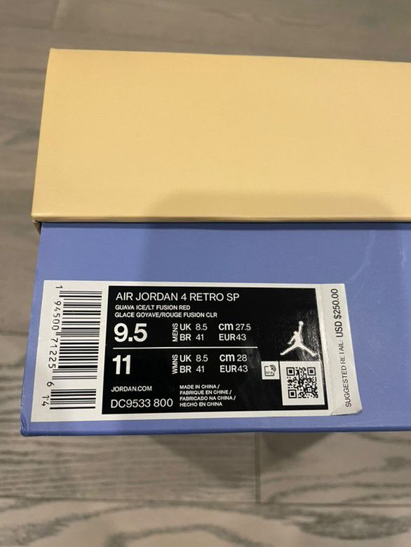 Jordan Brand × Union LA Jordan 4 x Union LA "Guava" Size US 9.5 / EU 42-43 - 4 Thumbnail