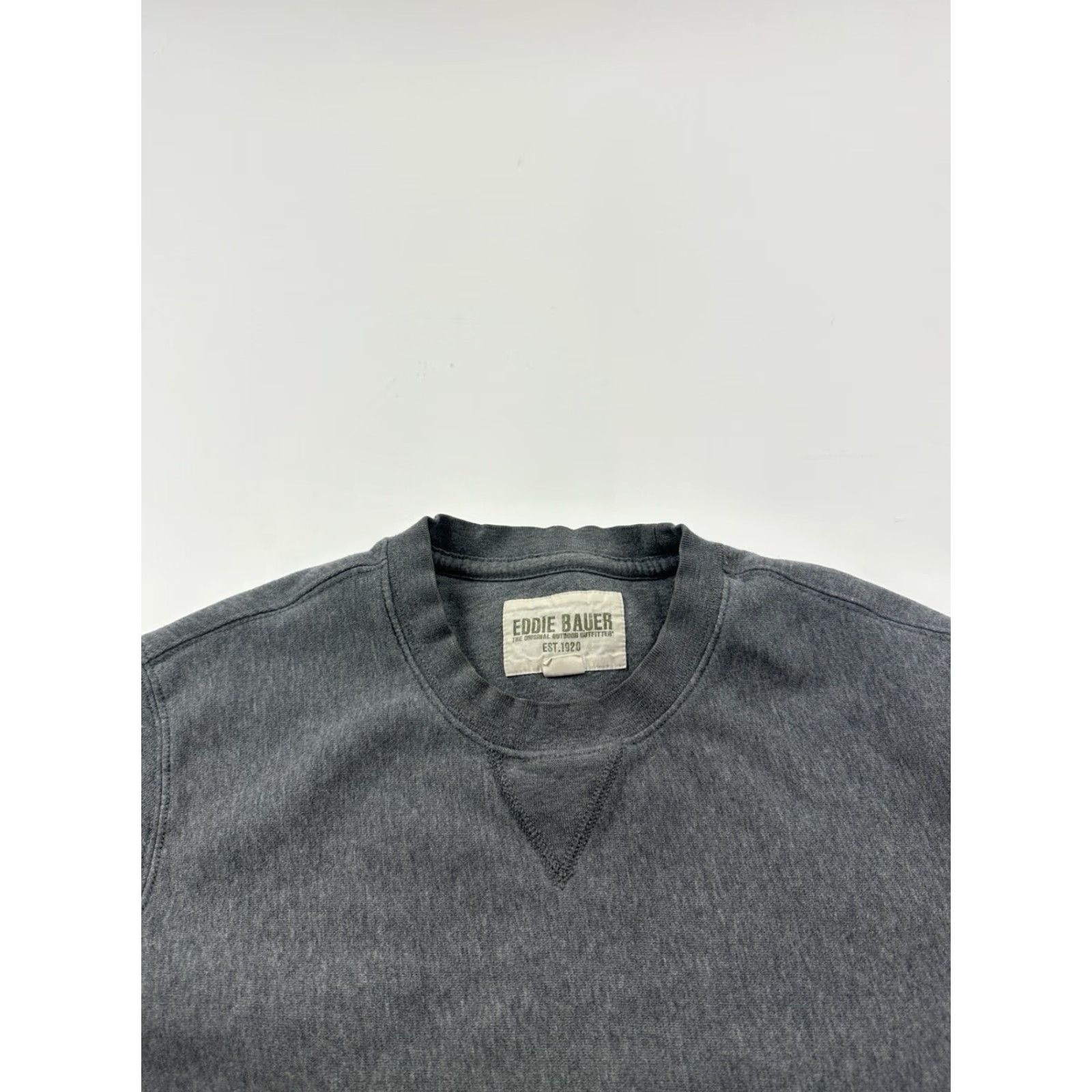 Eddie Bauer Eddie Bauer Sweatshirt Mens L Gray Crew Neck Long Sleeve Fleece Pullover Size US L / EU 52-54 / 3 - 4 Thumbnail