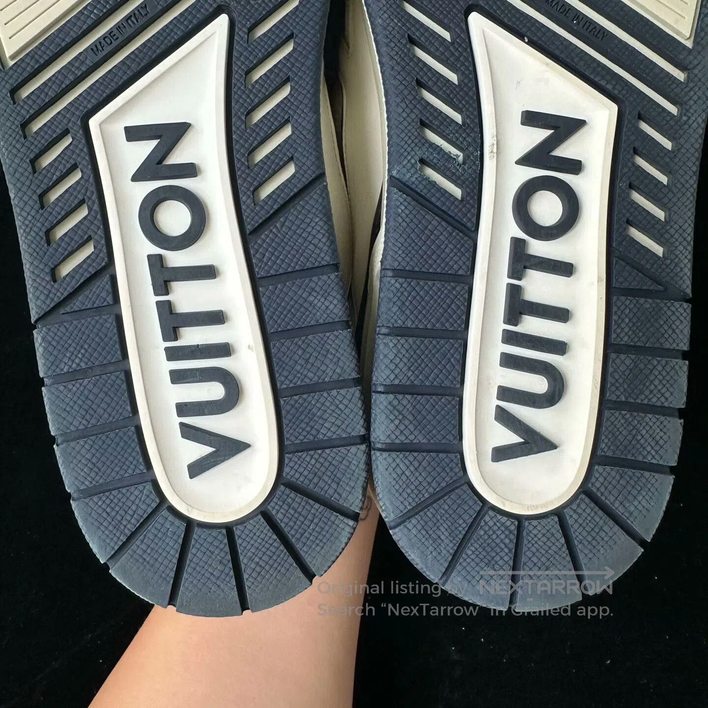 Louis Vuitton Louis Vuitton White Blue Sneakers. Size US 9 / EU 42 - 9 Thumbnail