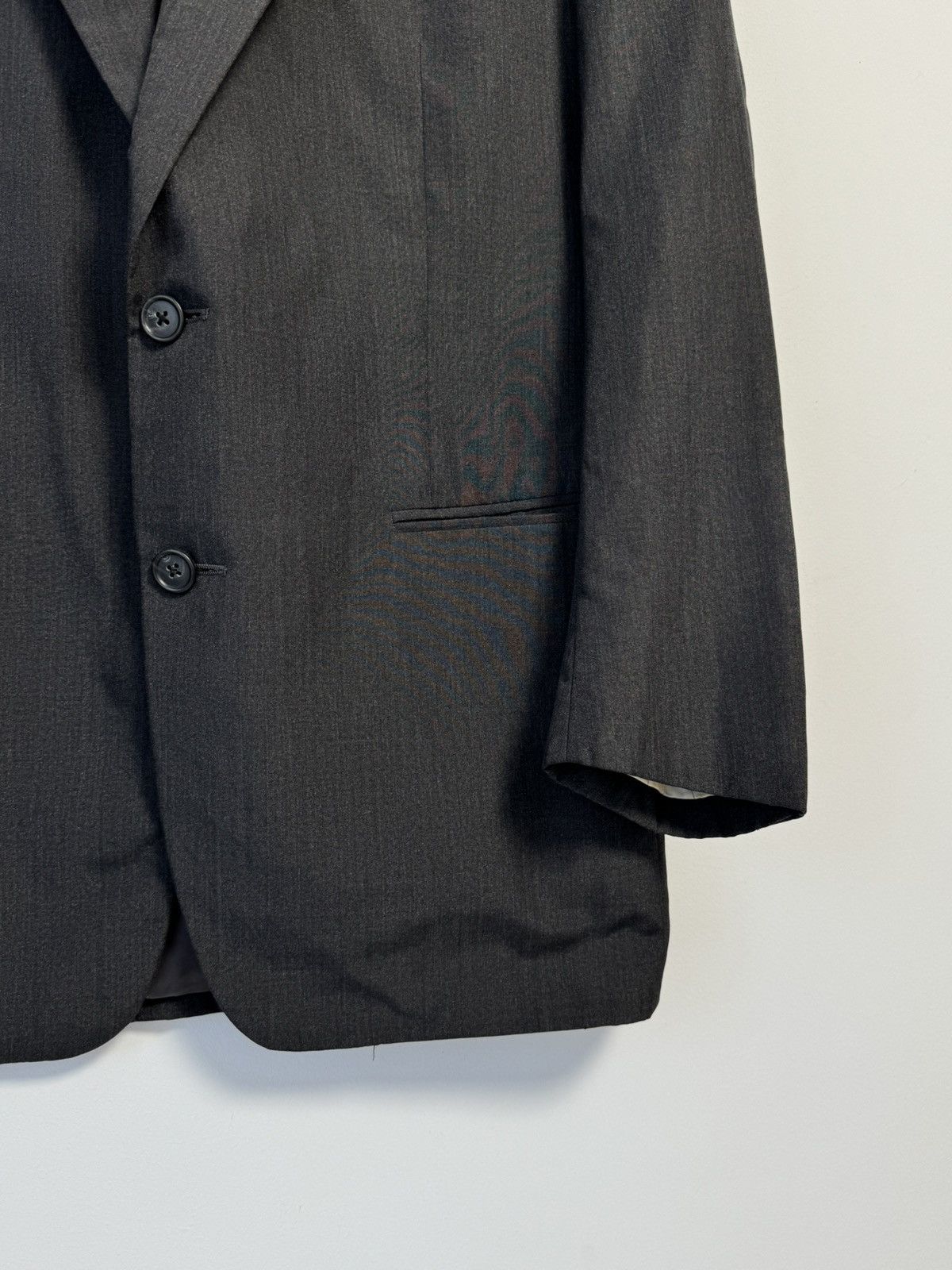 Corneliani Corneliani Men's 50R Blazer Wool Silk Check Made in Italy Size 50R - 4 Thumbnail