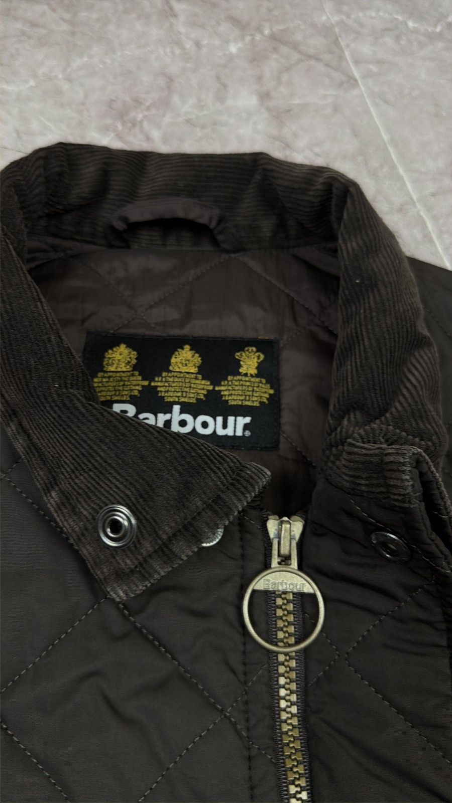 Barbour Vintage Barbour Sportquilt Jacket w/ Leather Trim & Corduroy Size US M / EU 48-50 / 2 - 7 Thumbnail